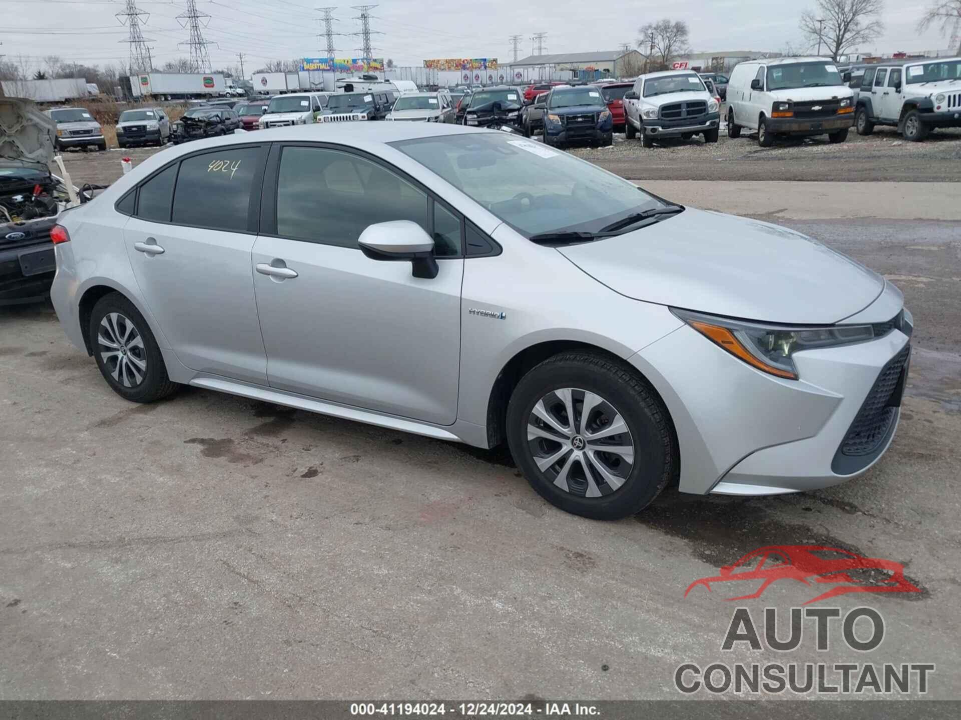 TOYOTA COROLLA 2021 - JTDEAMDE3MJ032005