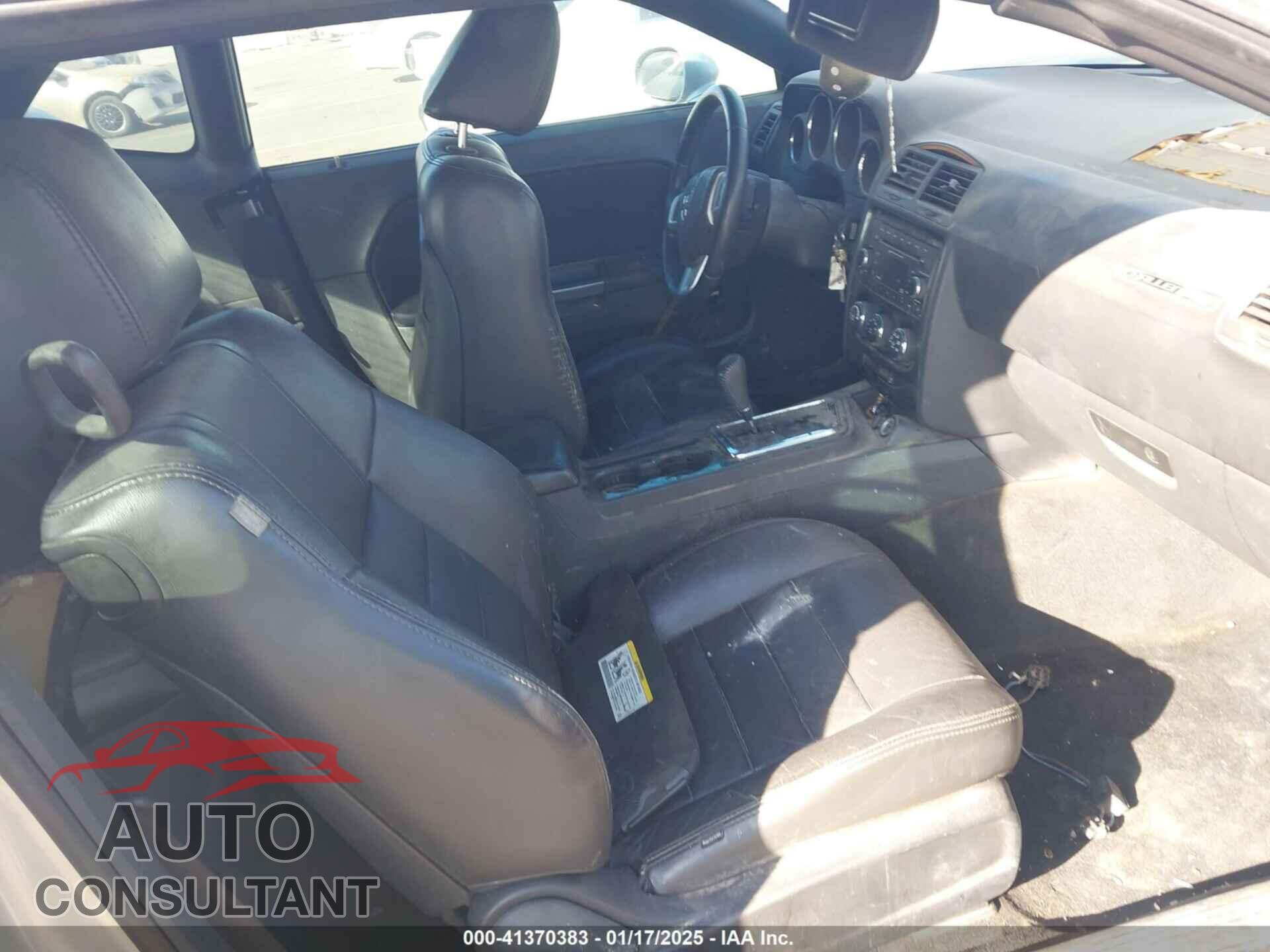 DODGE CHALLENGER 2012 - 2C3CDYAG3CH158462