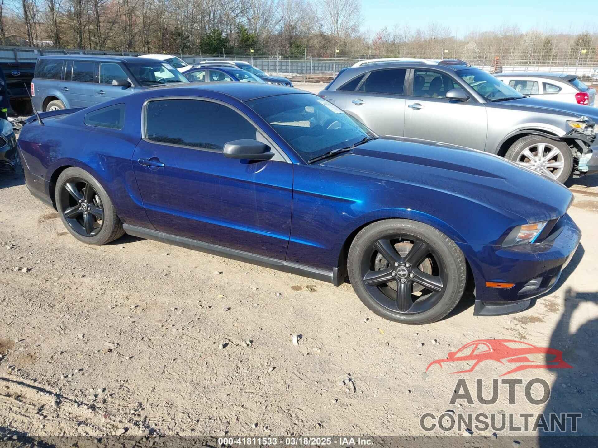 FORD MUSTANG 2012 - 1ZVBP8AMXC5257658