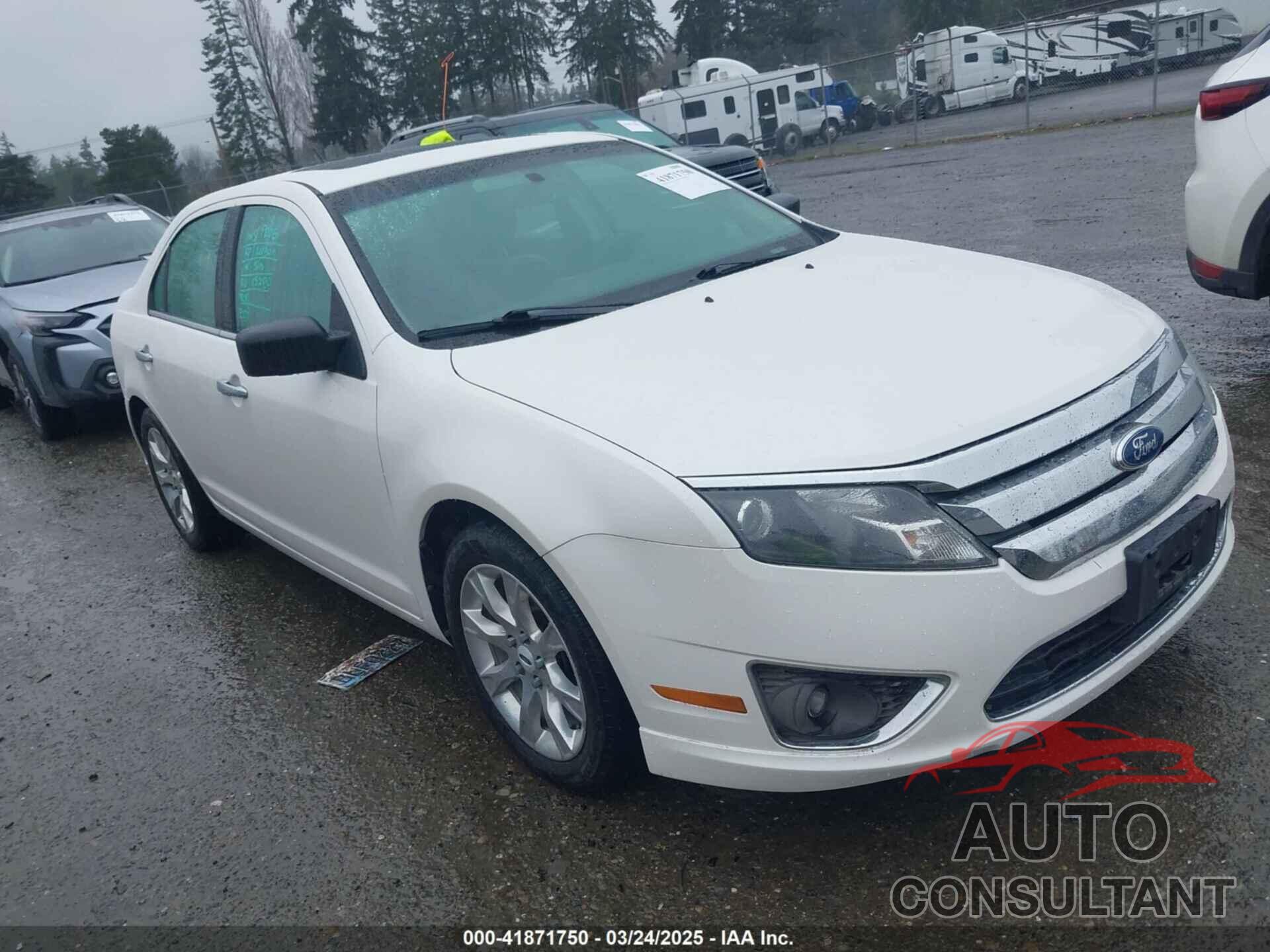 FORD FUSION 2012 - 3FAHP0JA1CR212244