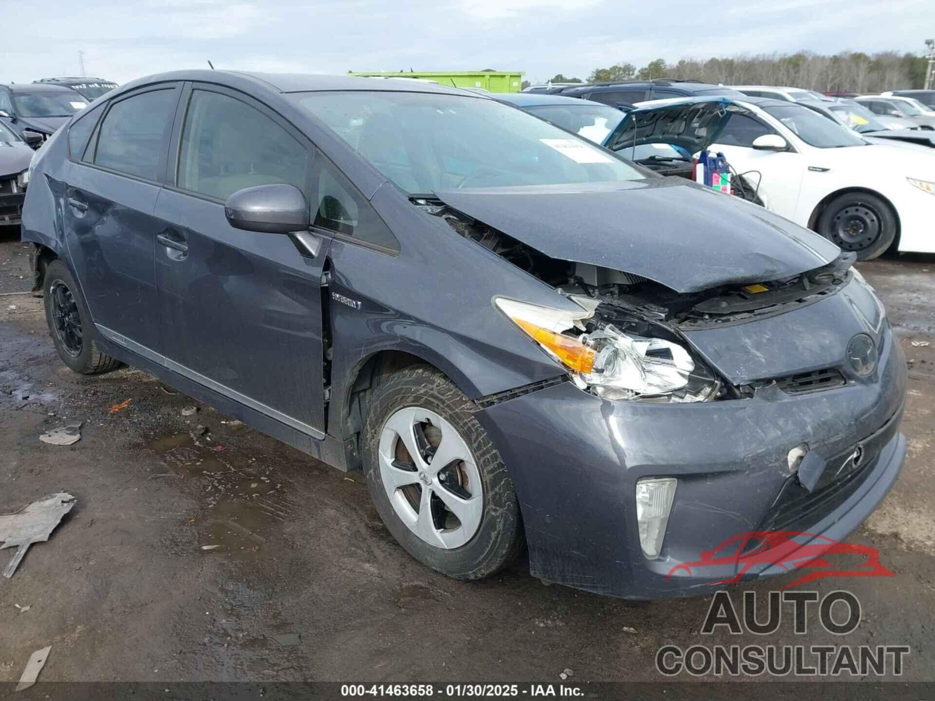 TOYOTA PRIUS 2012 - JTDKN3DU3C5462746