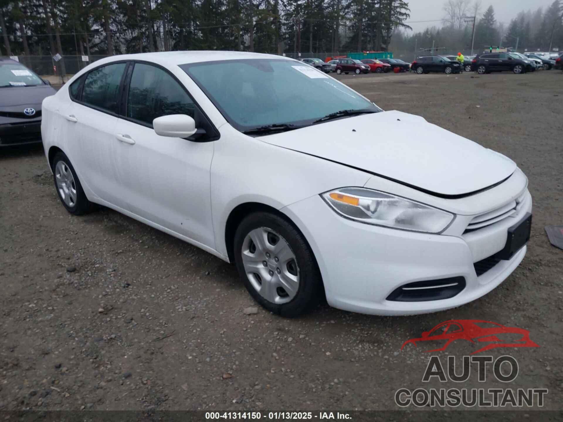 DODGE DART 2016 - 1C3CDFAA7GD630407