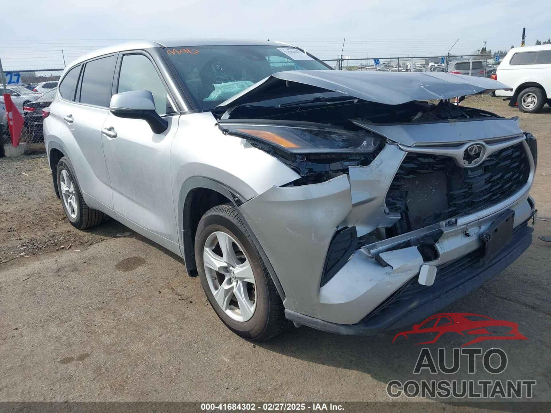 TOYOTA HIGHLANDER 2021 - 5TDCZRBH4MS157818