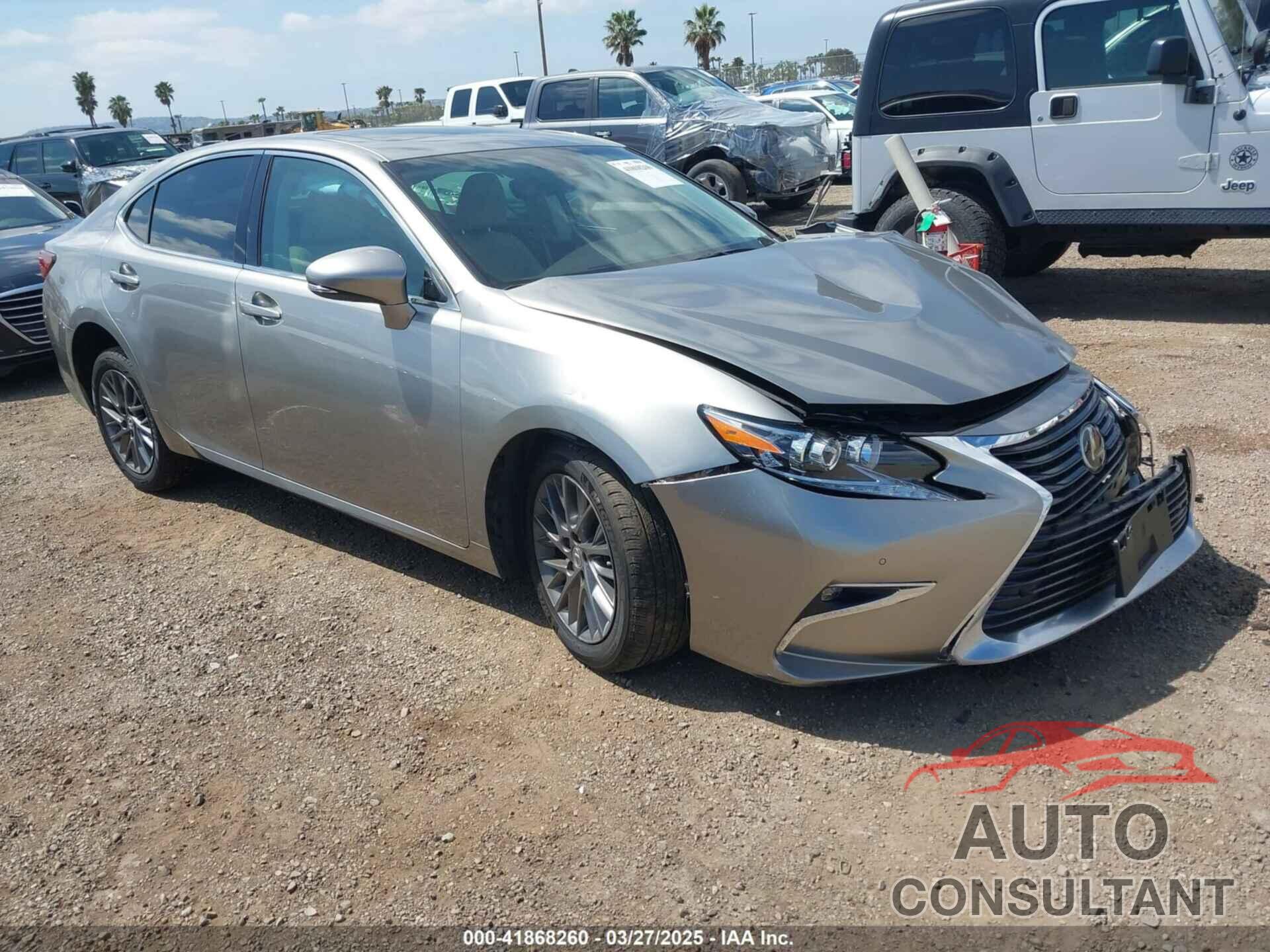 LEXUS ES 350 2018 - 58ABK1GG4JU085371