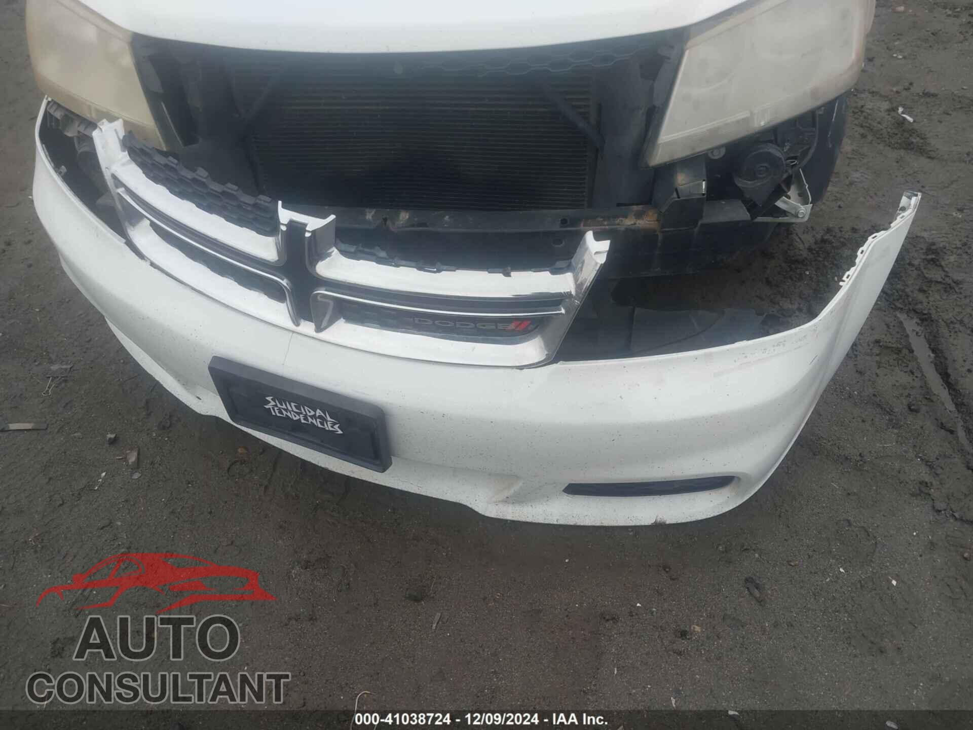 DODGE AVENGER 2013 - 1C3CDZAB7DN616636
