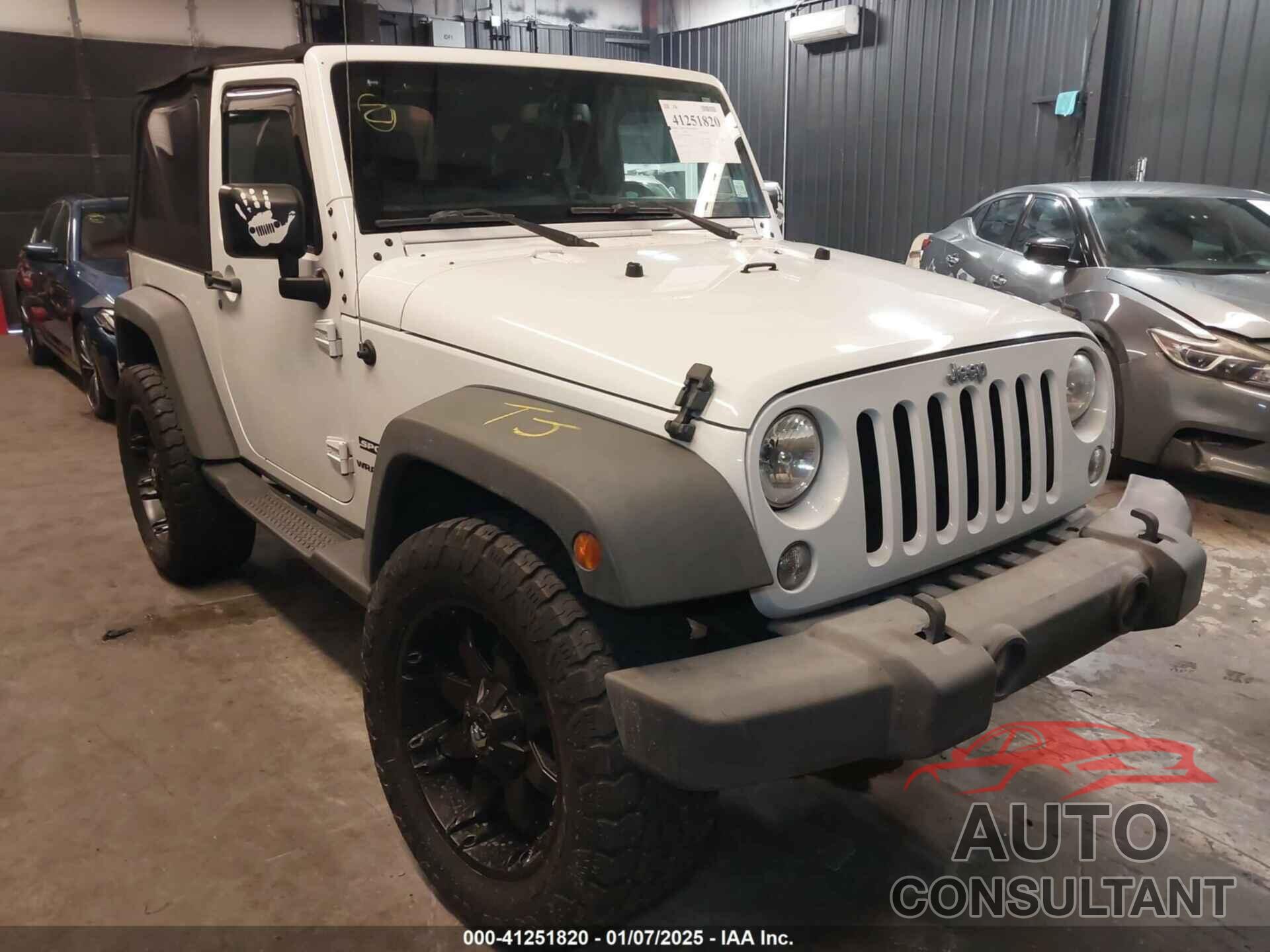 JEEP WRANGLER 2016 - 1C4GJWAG6GL296872