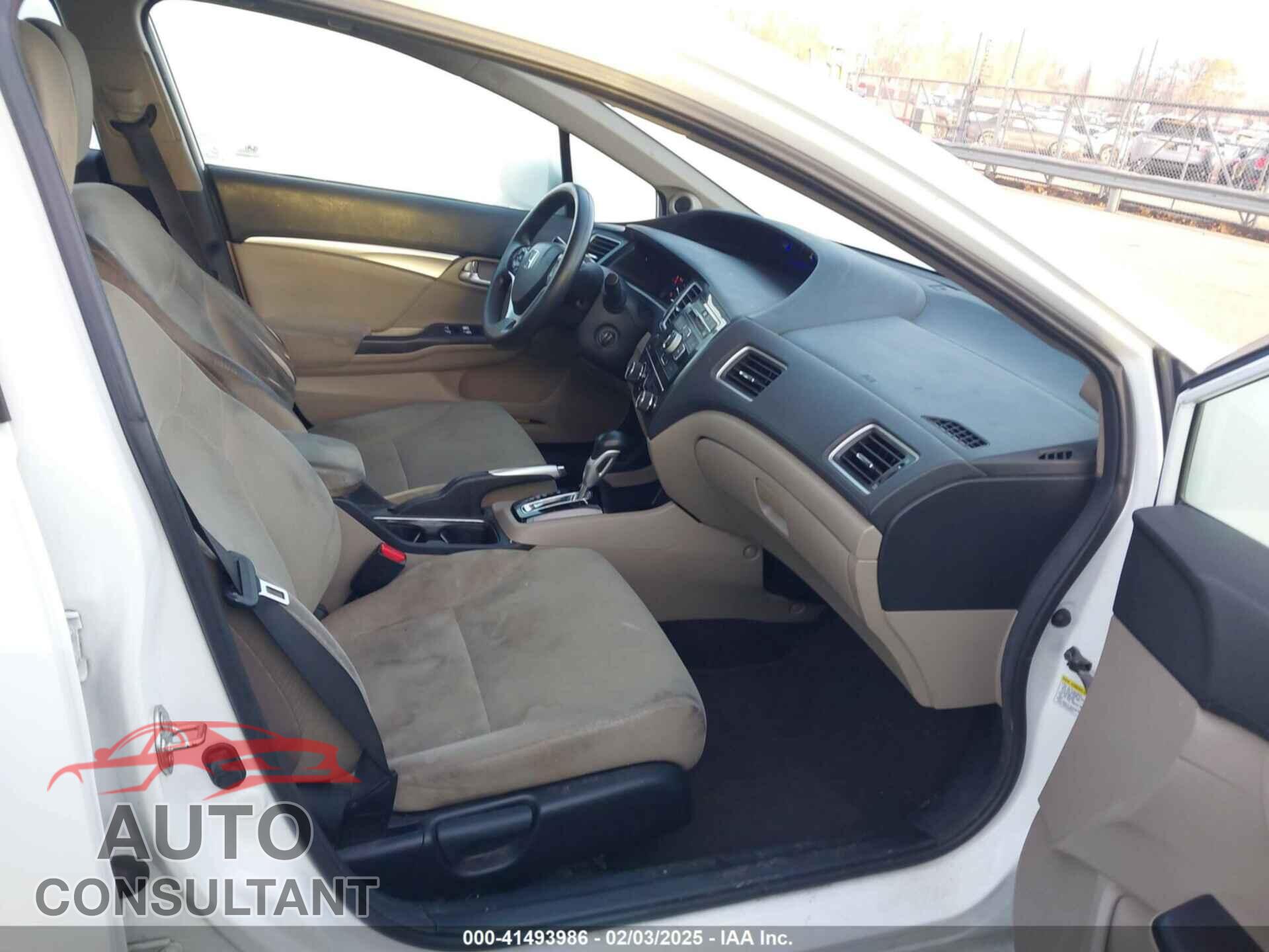 HONDA CIVIC 2013 - 19XFB2F81DE278075