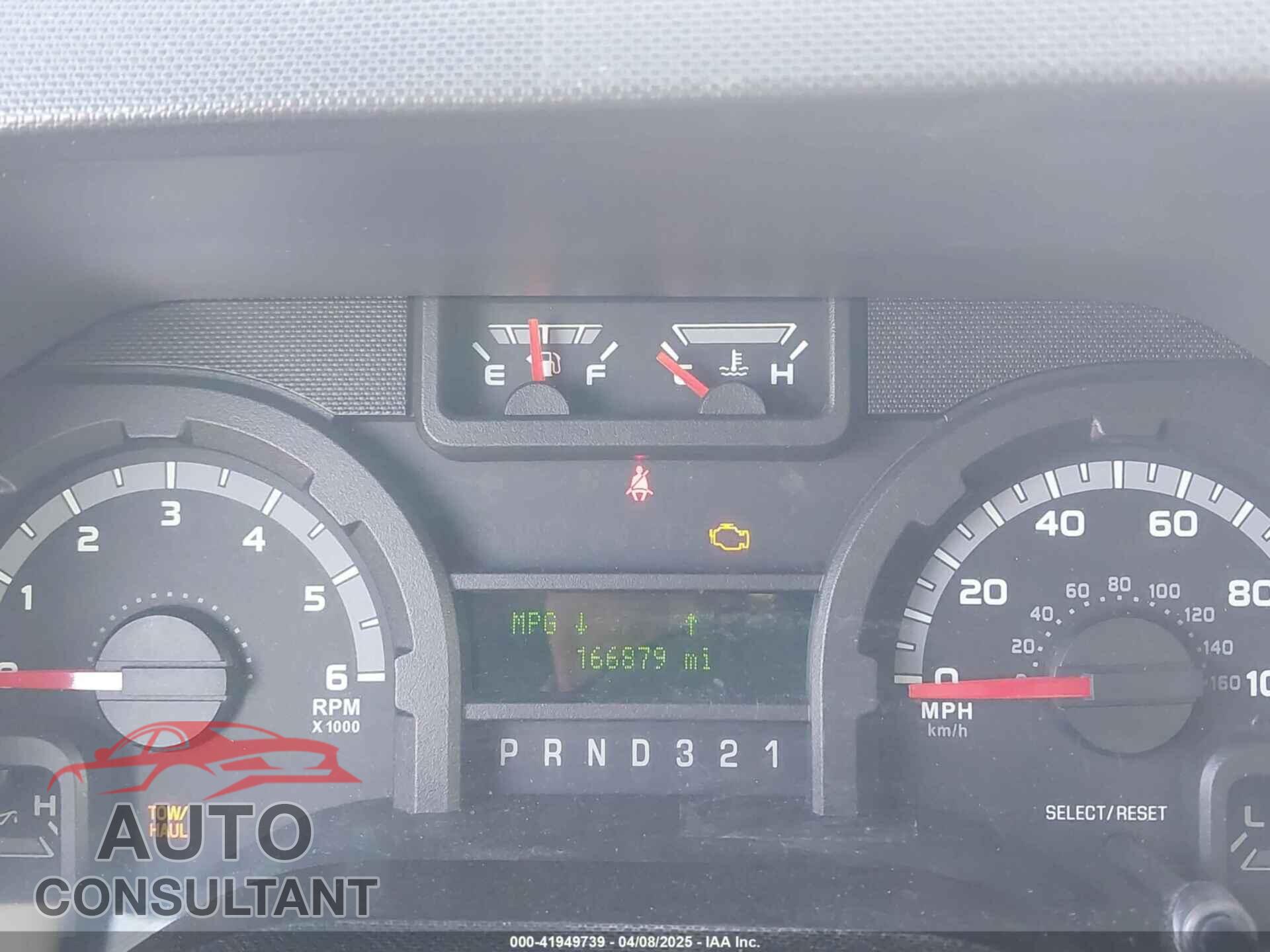 FORD E-450 CUTAWAY 2009 - 1FDXE45S19DA11267