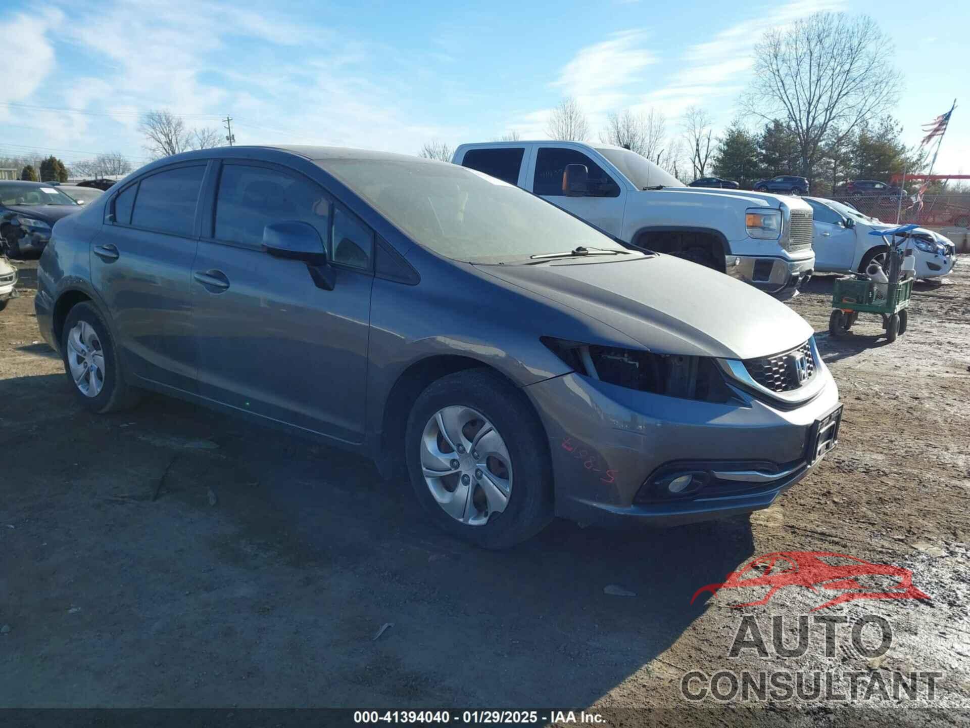 HONDA CIVIC 2013 - 19XFB2F58DE048457