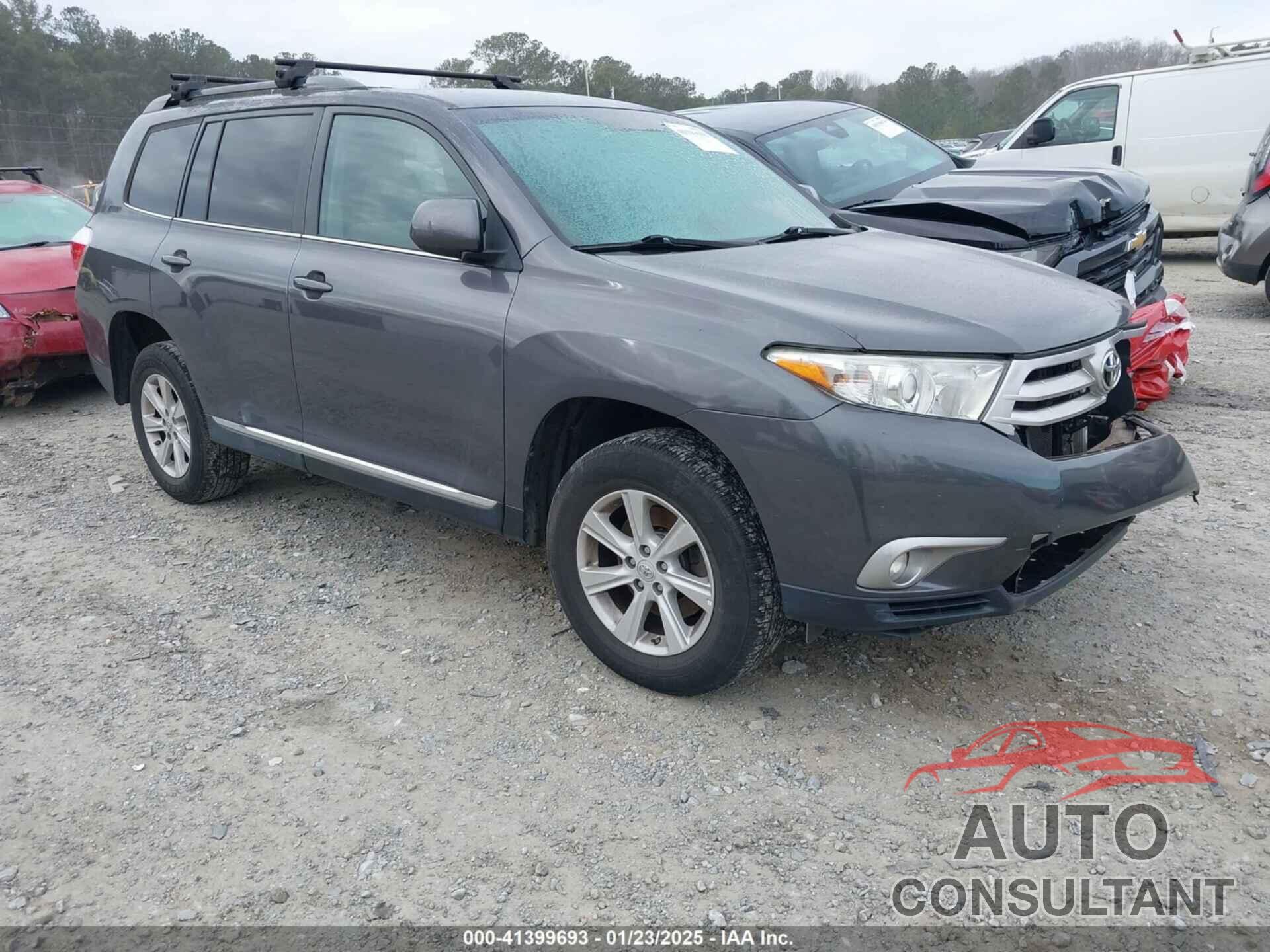 TOYOTA HIGHLANDER 2013 - 5TDZK3EH4DS137768