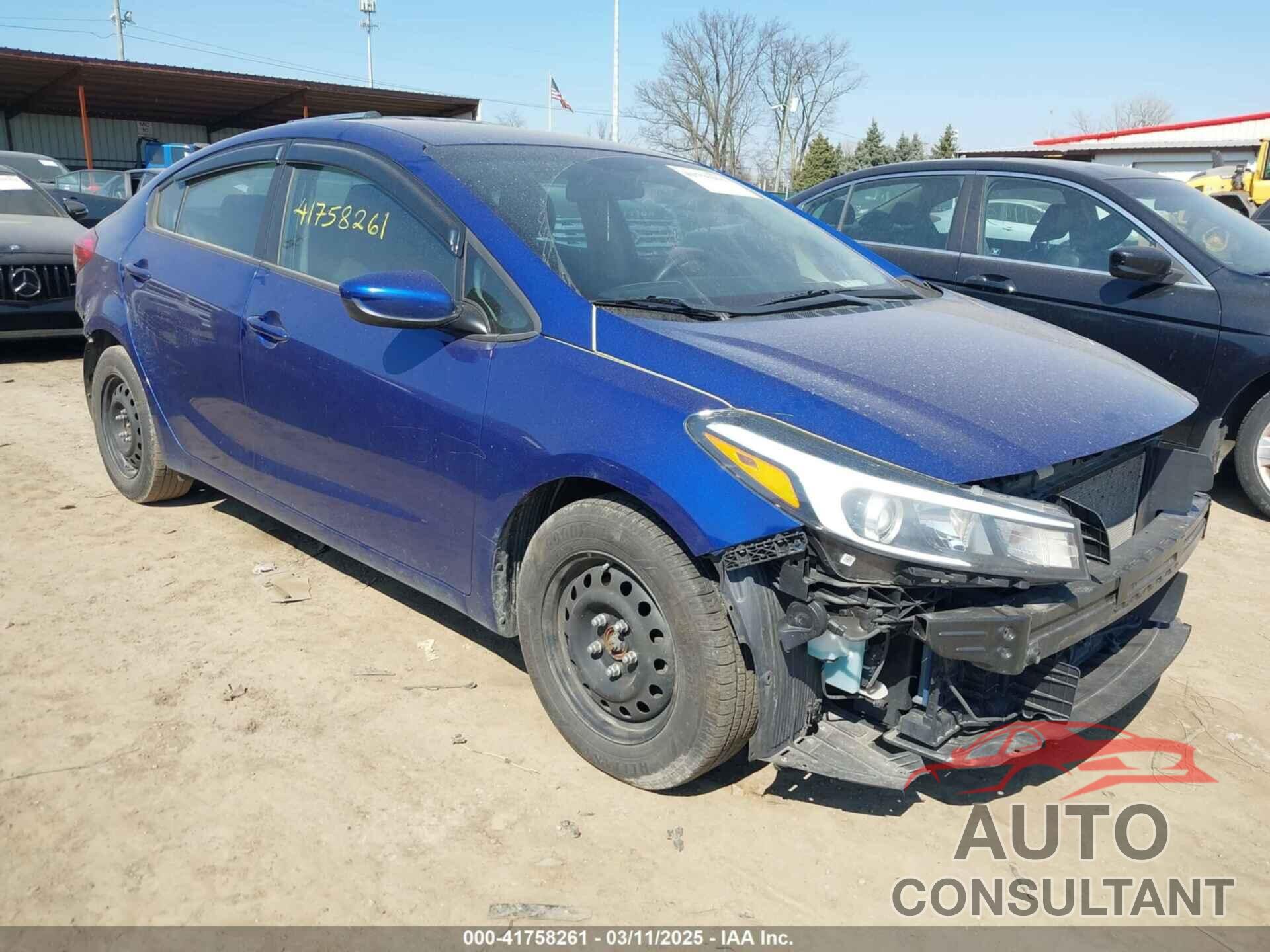KIA FORTE 2017 - 3KPFK4A71HE050397