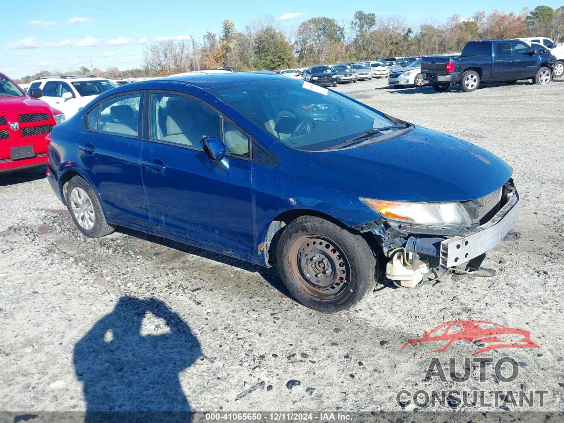 HONDA CIVIC 2012 - 2HGFB2F54CH501042