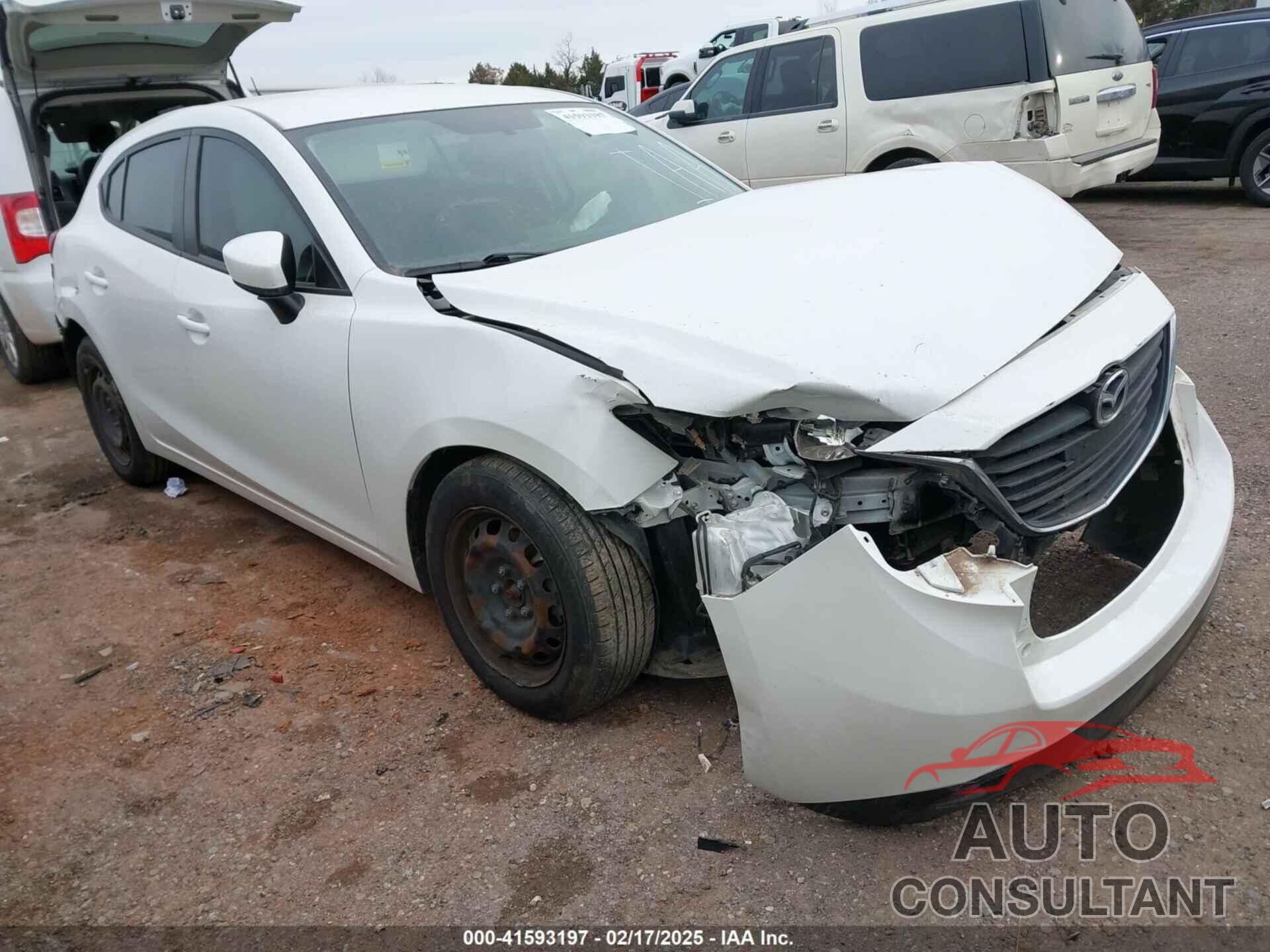 MAZDA MAZDA3 2014 - JM1BM1K77E1204339
