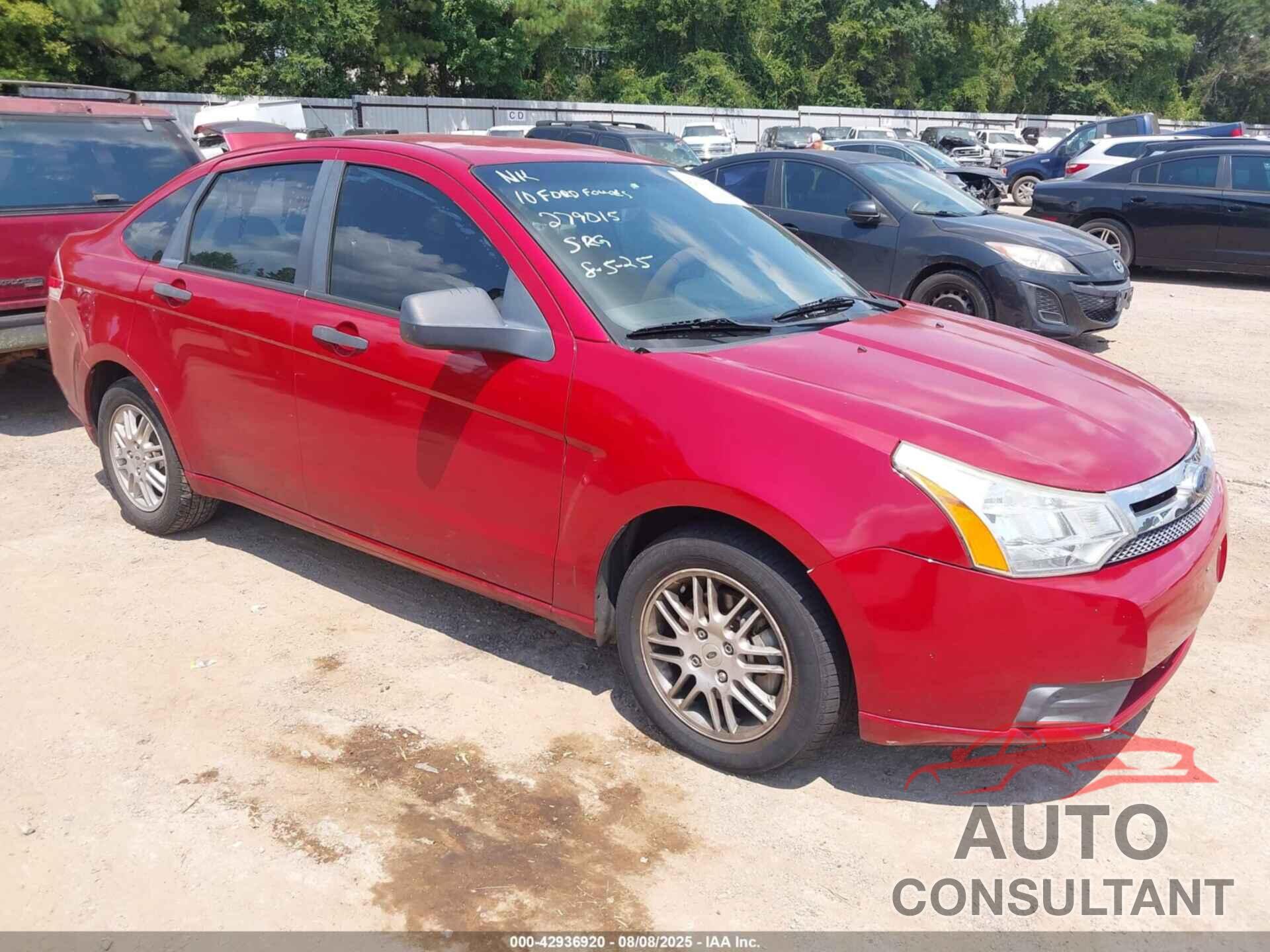 FORD FOCUS 2010 - 1FAHP3FN3AW279015