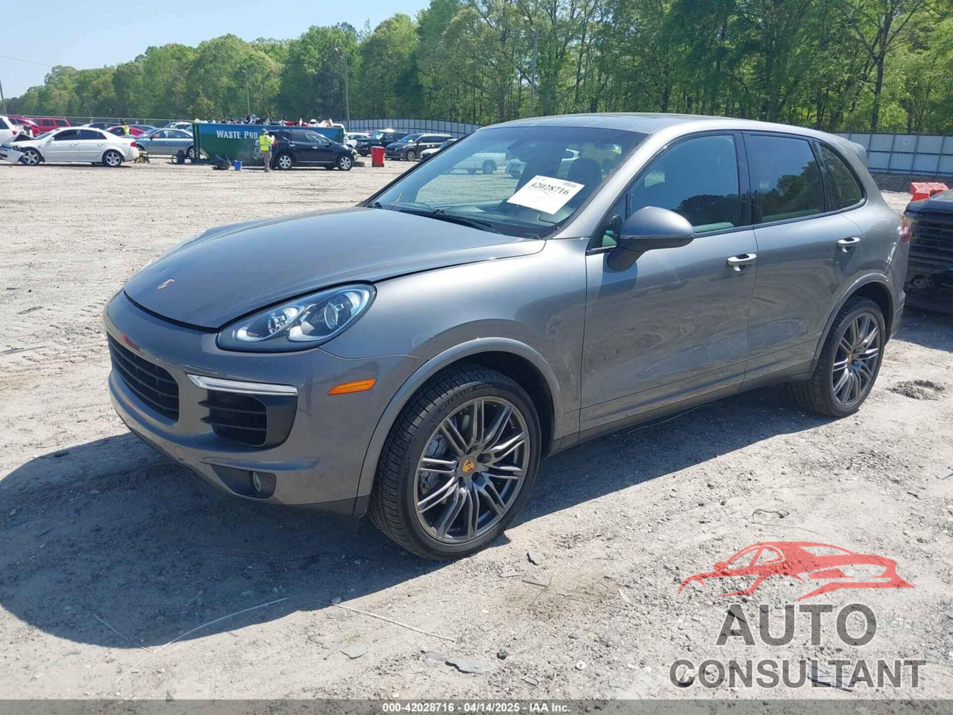 PORSCHE CAYENNE 2018 - WP1AB2A21JLA60264
