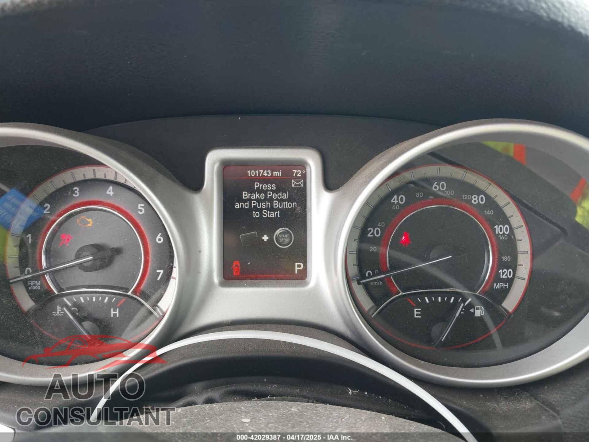 DODGE JOURNEY 2015 - 3C4PDCBG6FT744034