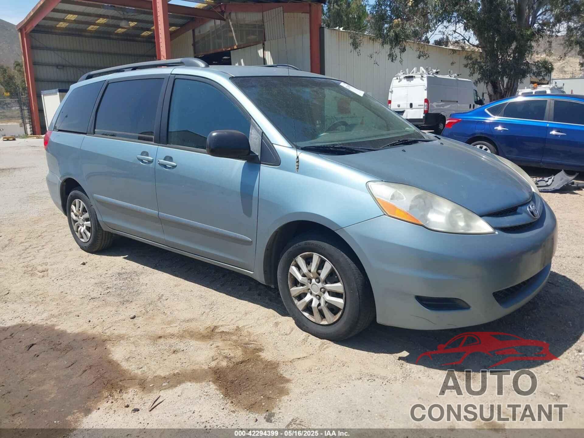 TOYOTA SIENNA 2009 - 5TDZK23C69S278172