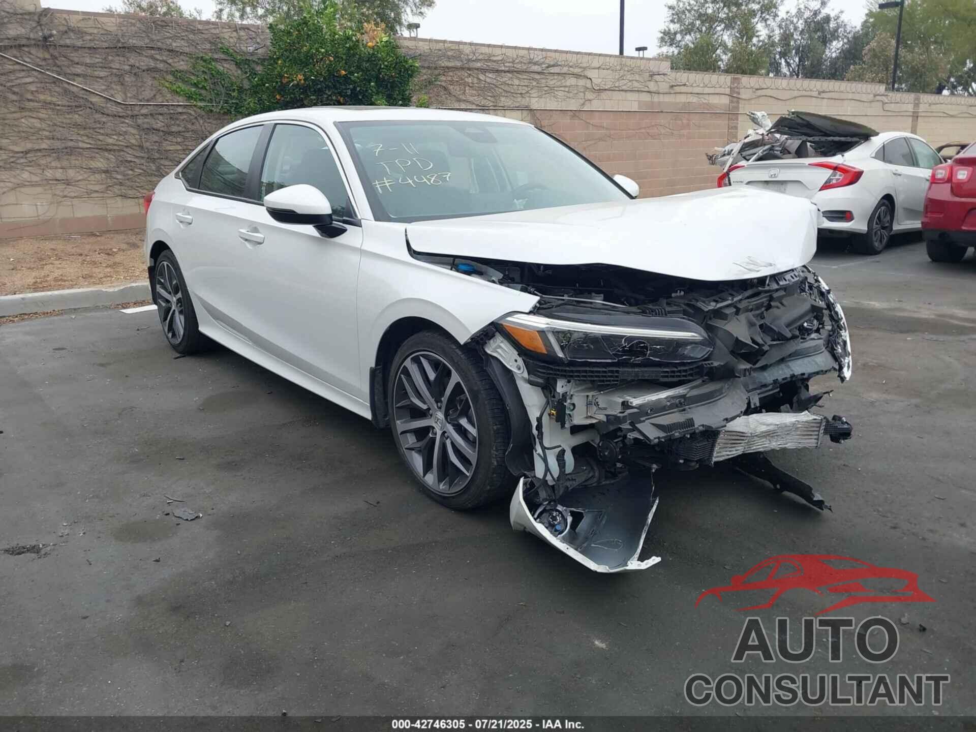 HONDA CIVIC 2022 - 2HGFE1F91NH324487