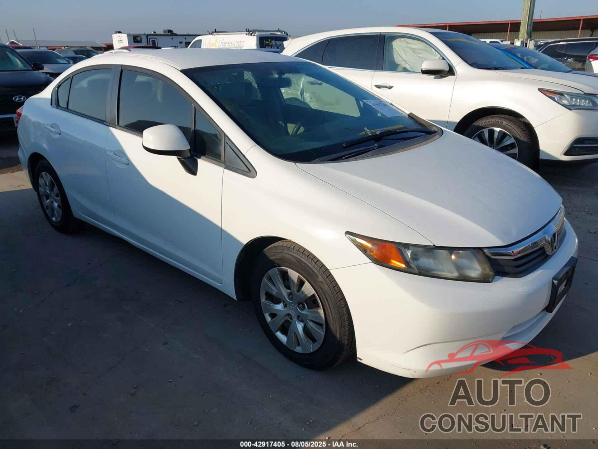 HONDA CIVIC 2012 - 2HGFB2F59CH586797