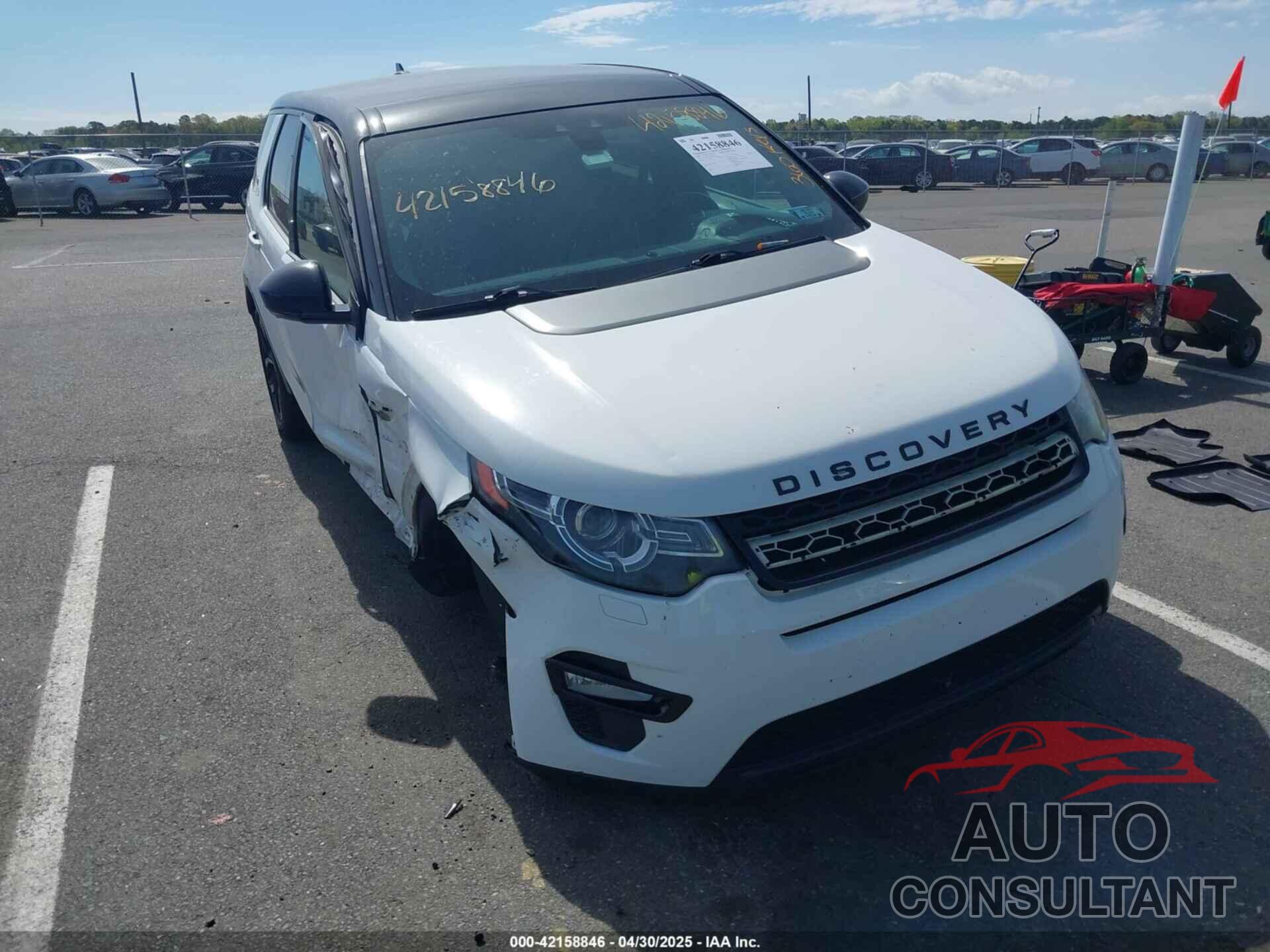 LAND ROVER DISCOVERY SPORT 2016 - SALCR2BG3GH616563