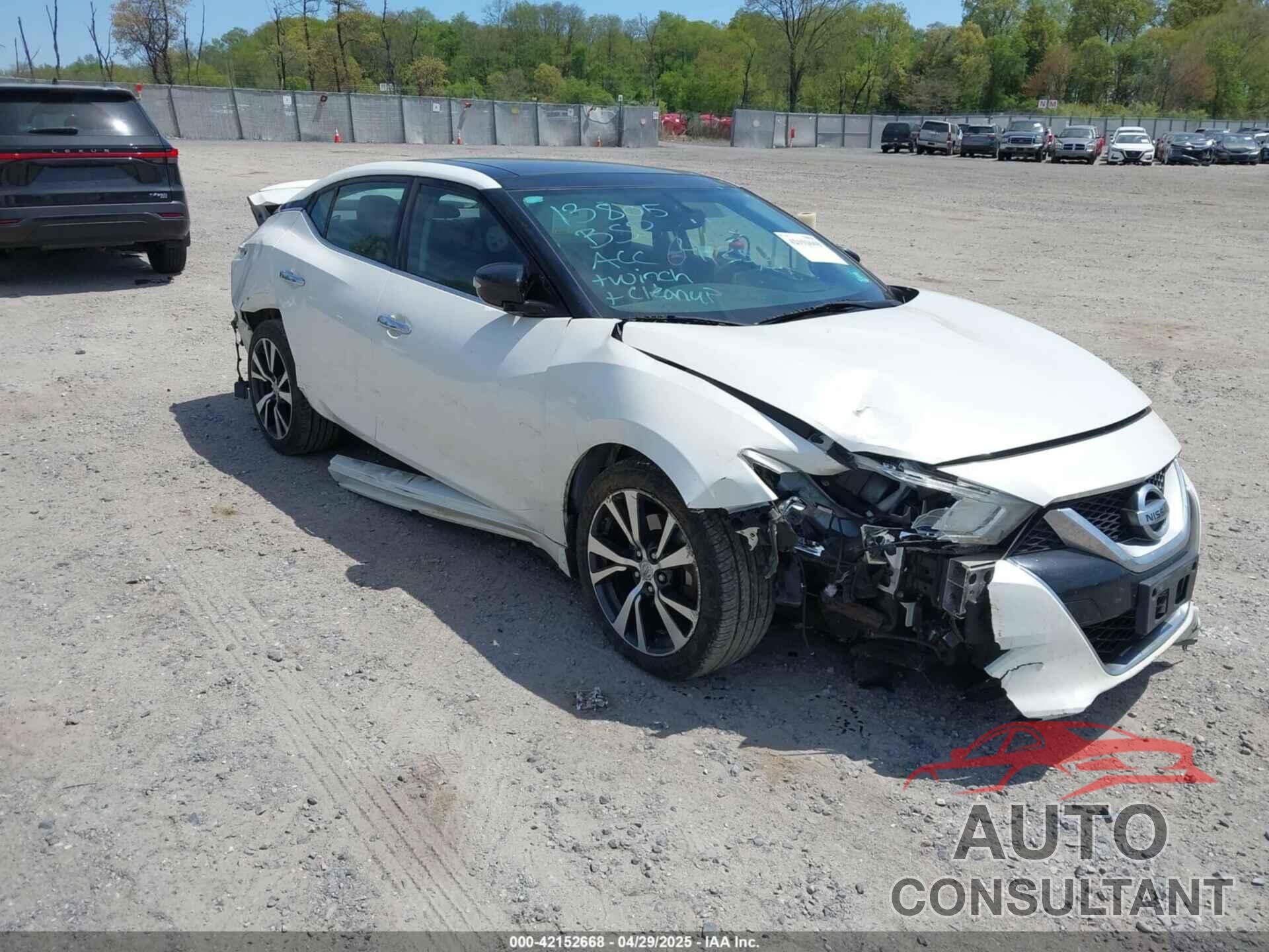 NISSAN MAXIMA 2016 - 1N4AA6AP9GC388716