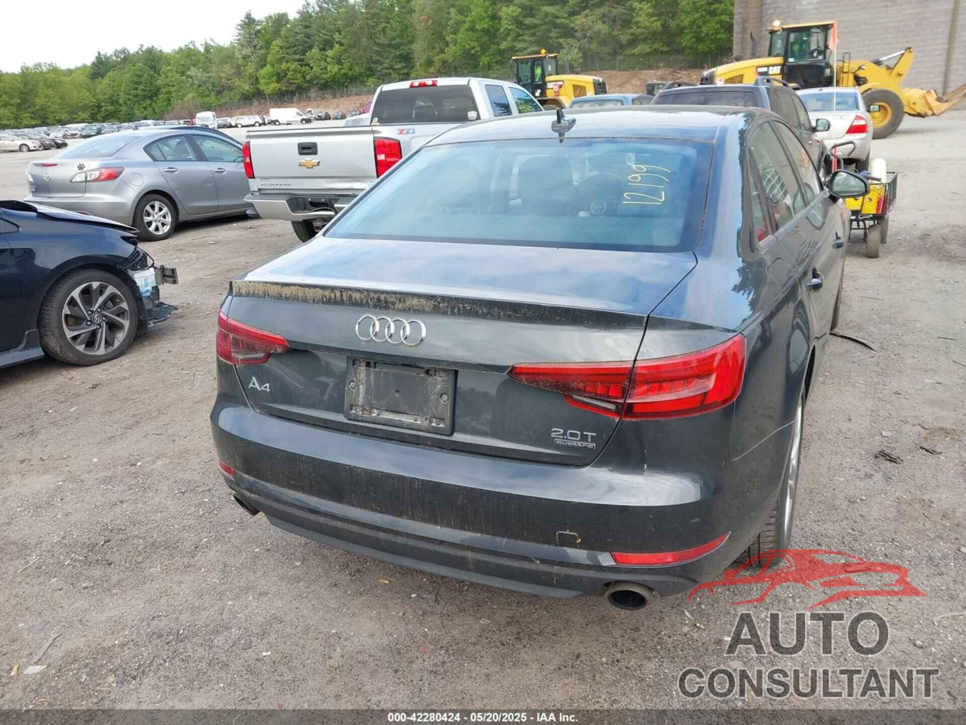 AUDI A4 2017 - WAUANAF44HN039210