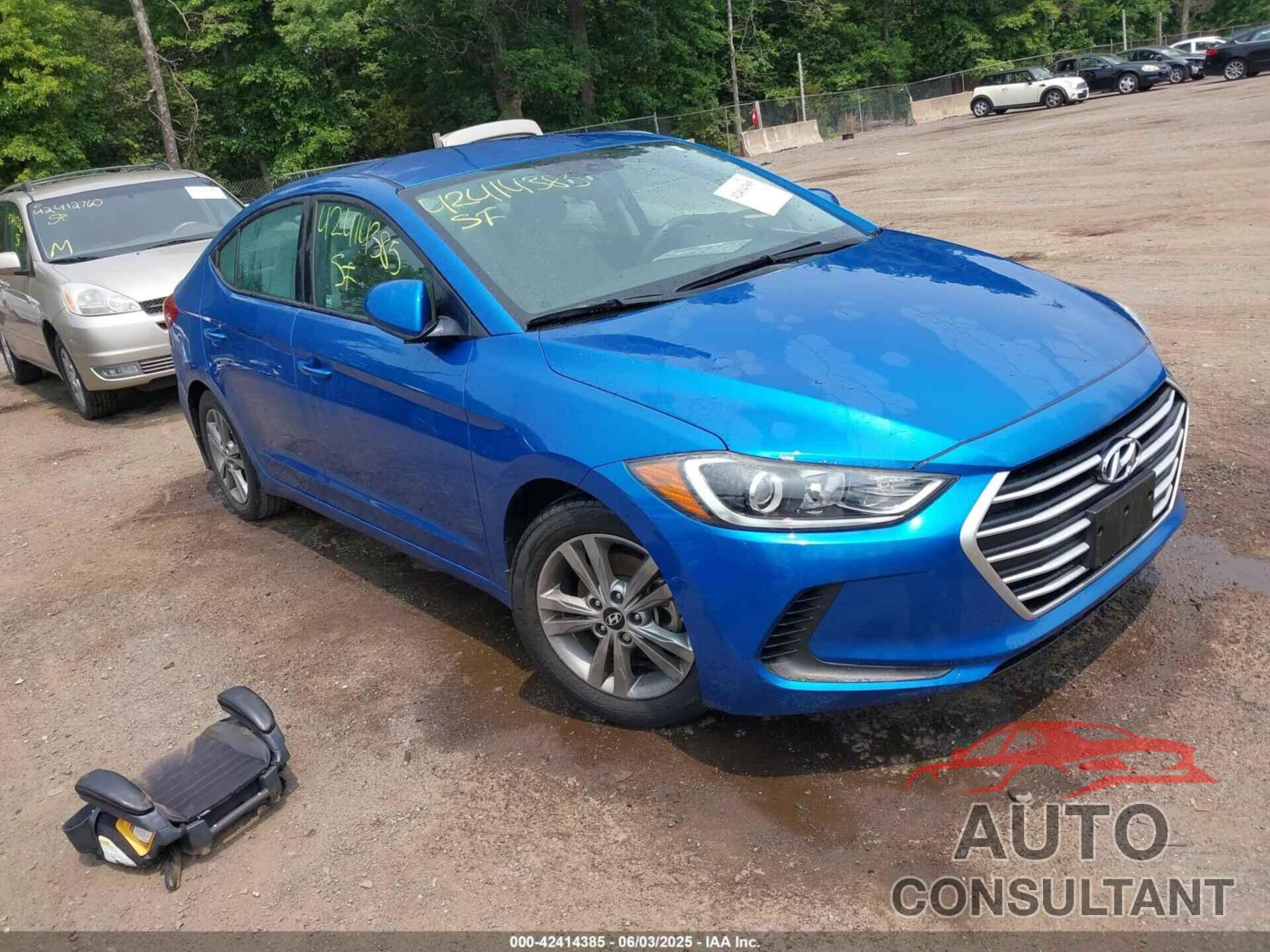 HYUNDAI ELANTRA 2018 - 5NPD84LF0JH225461