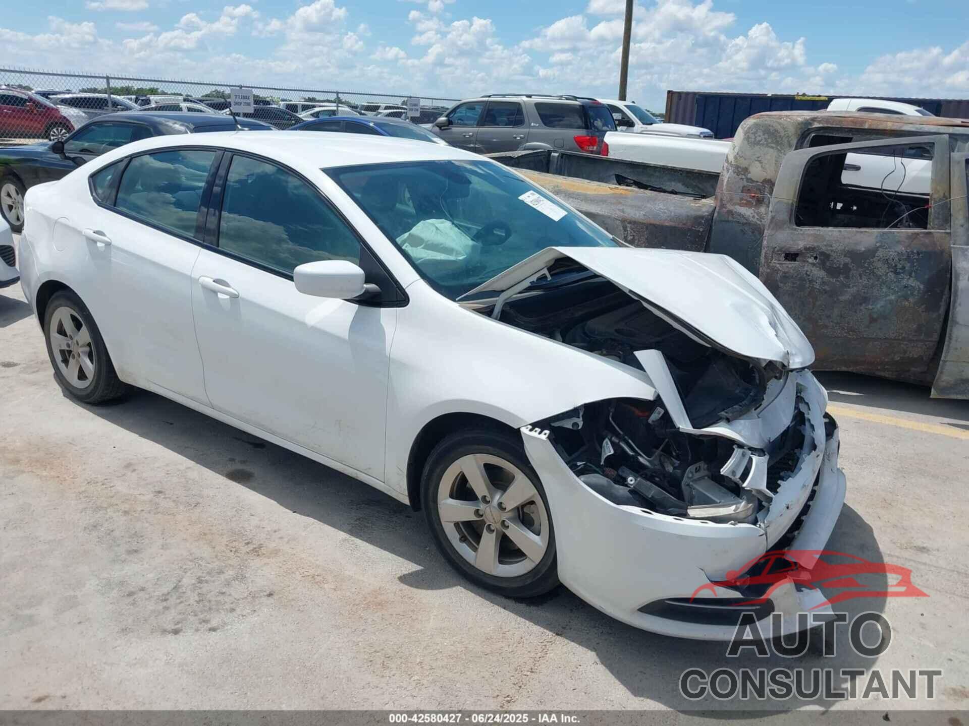 DODGE DART 2016 - 1C3CDFBB0GD762271
