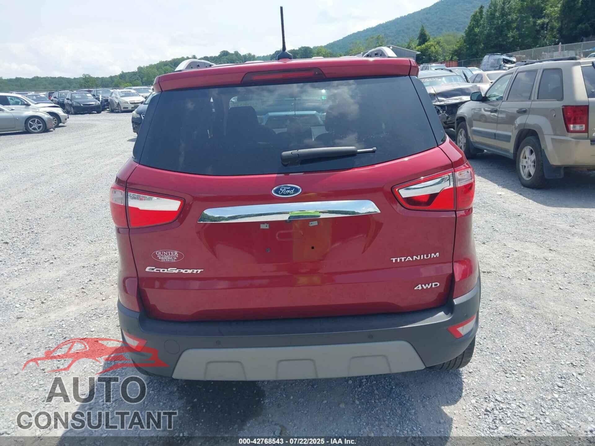 FORD ECOSPORT 2021 - MAJ6S3KL8MC451037