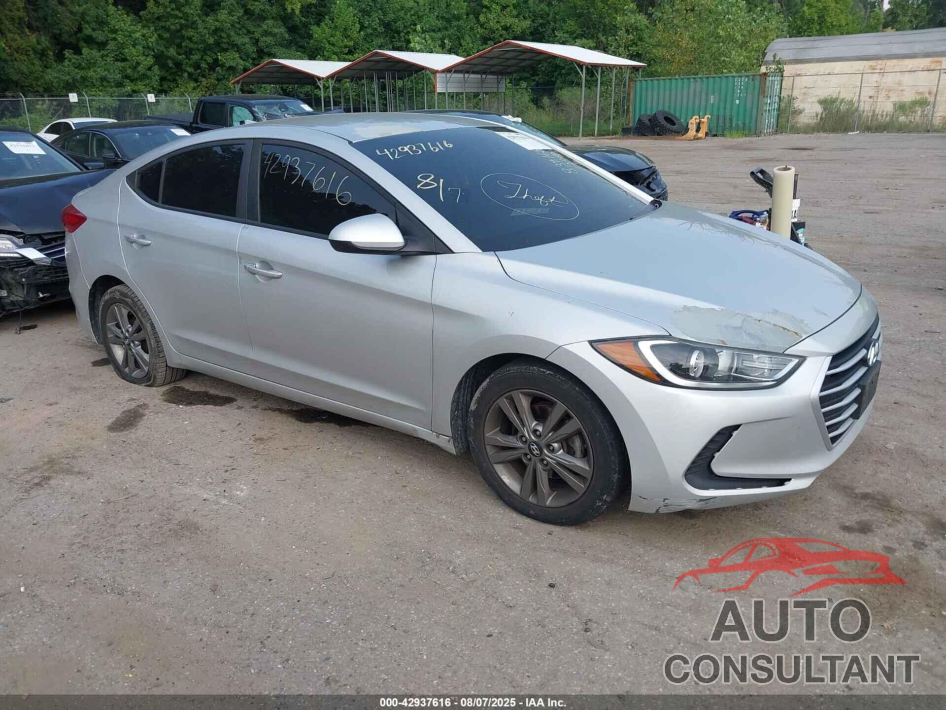 HYUNDAI ELANTRA 2017 - 5NPD84LF1HH161327