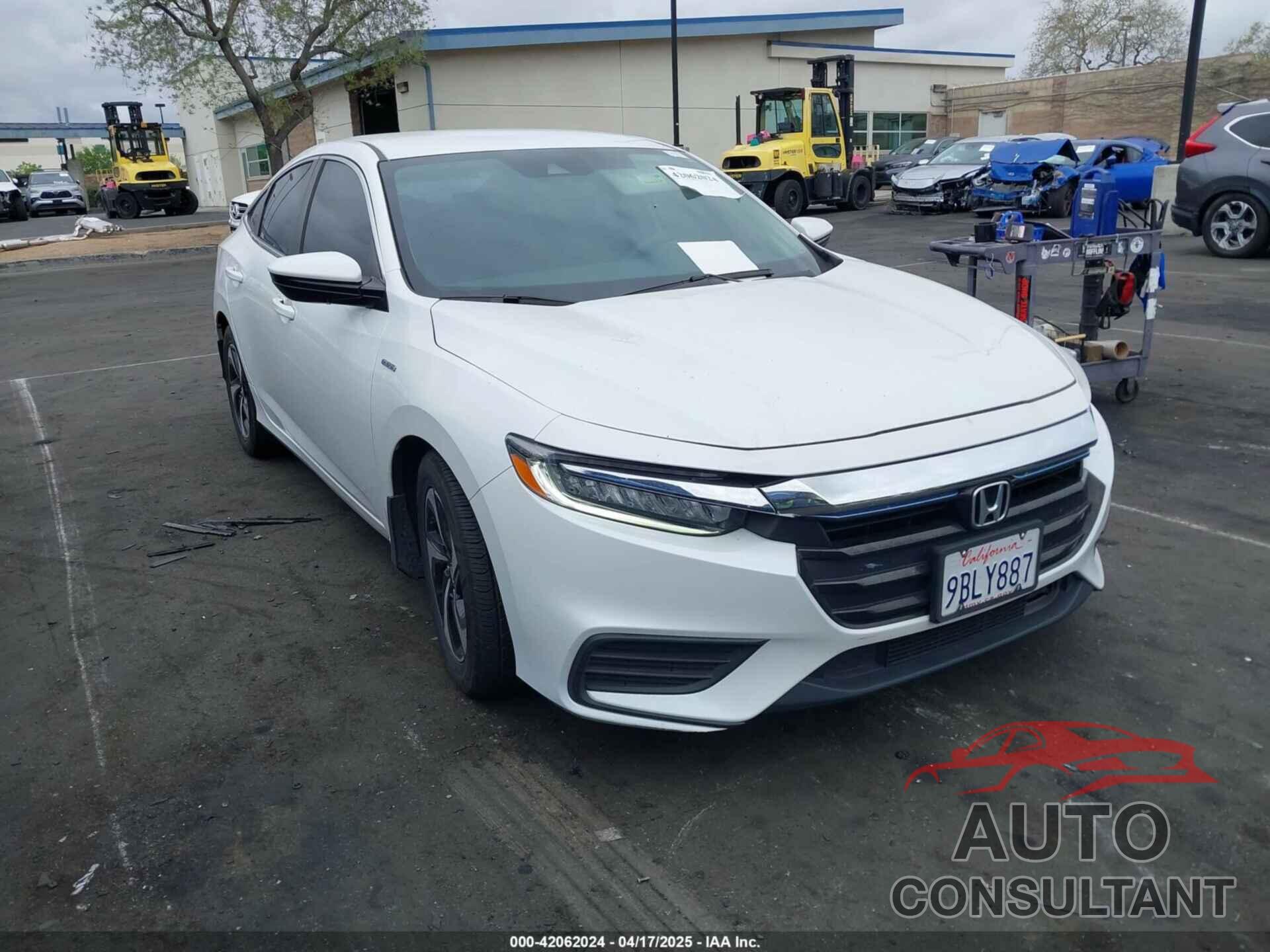 HONDA INSIGHT 2022 - 19XZE4F59NE012052