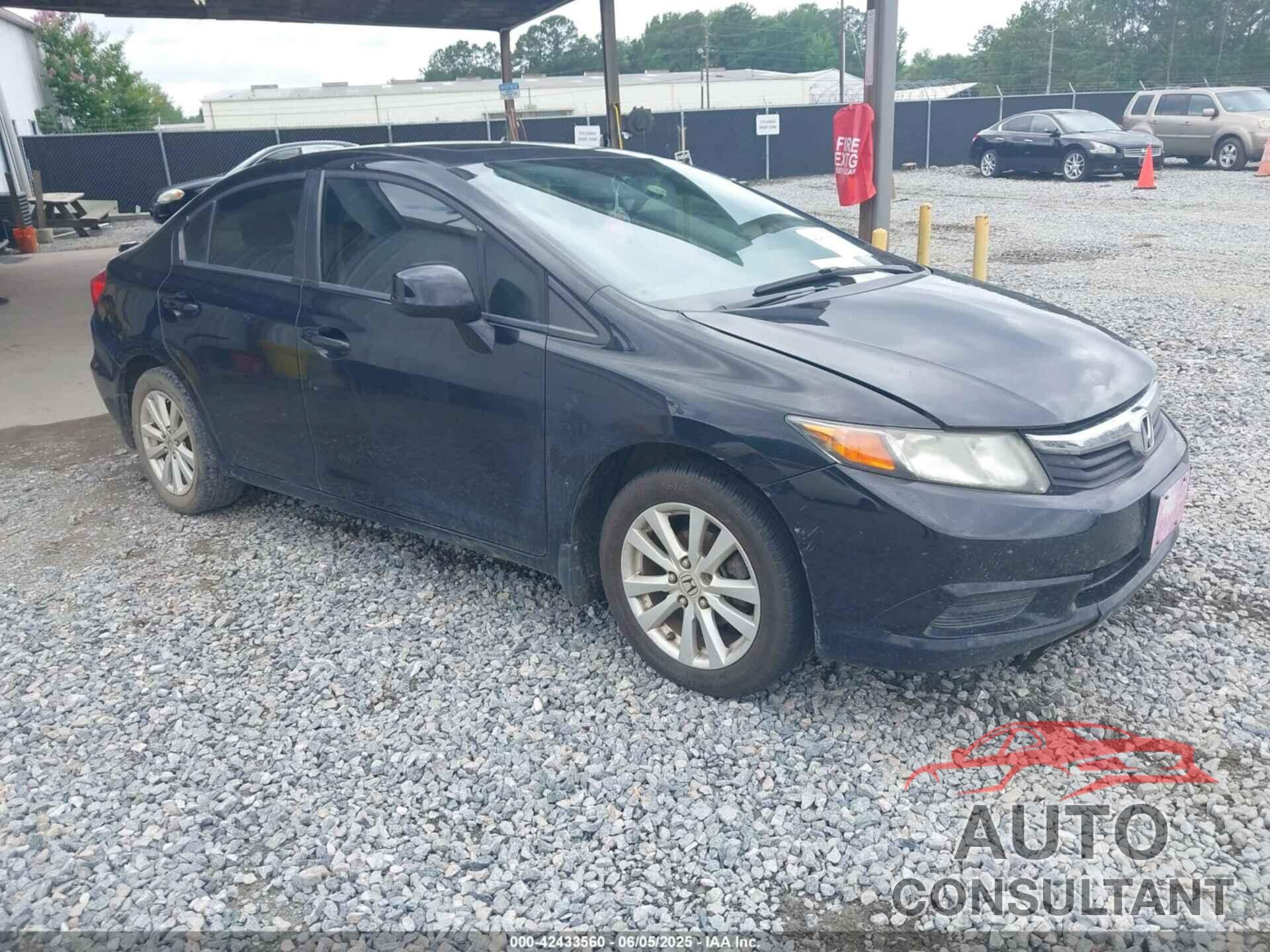 HONDA CIVIC 2012 - 19XFB2F9XCE004428