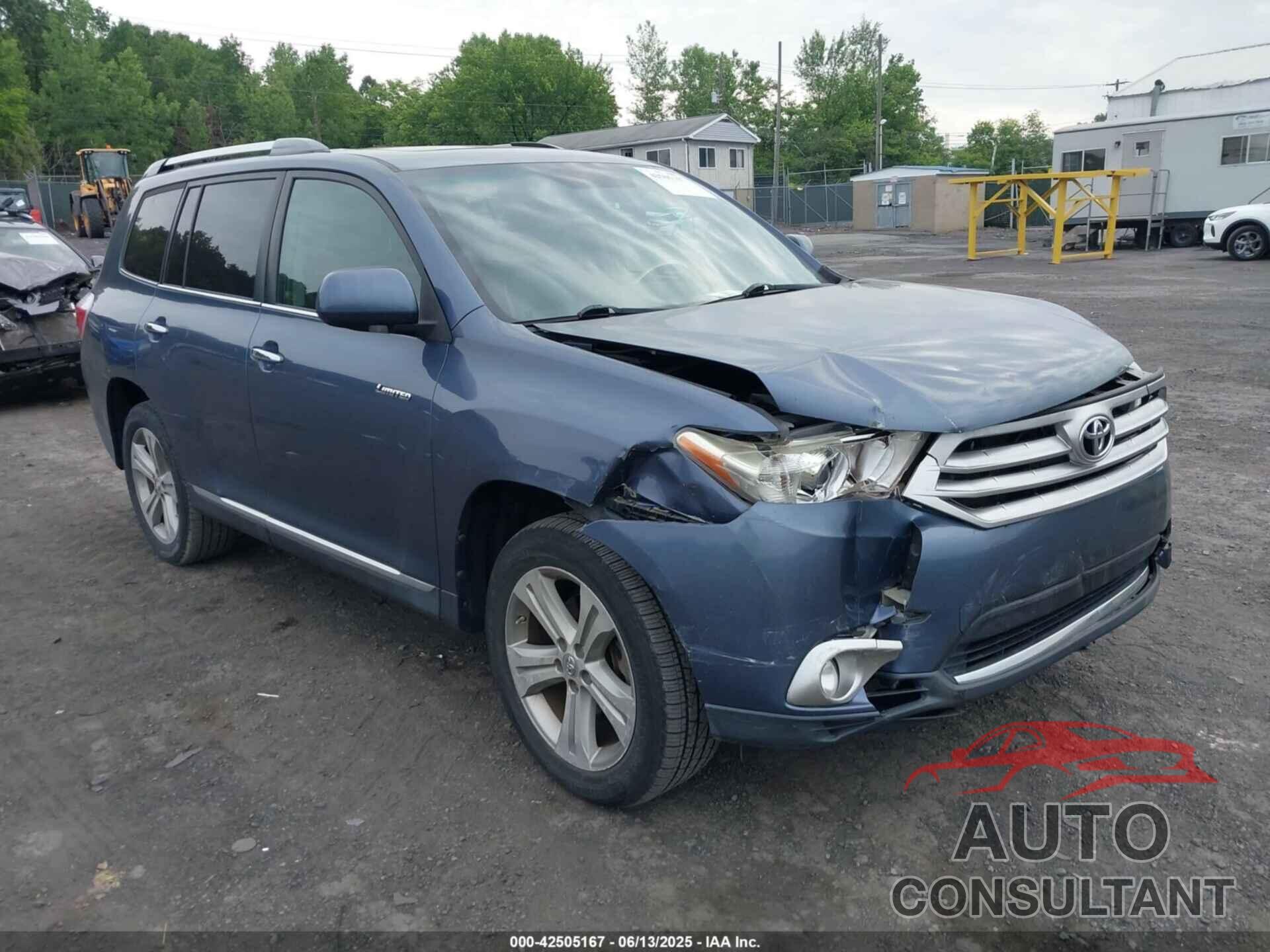 TOYOTA HIGHLANDER 2012 - 5TDDK3EH4CS138265