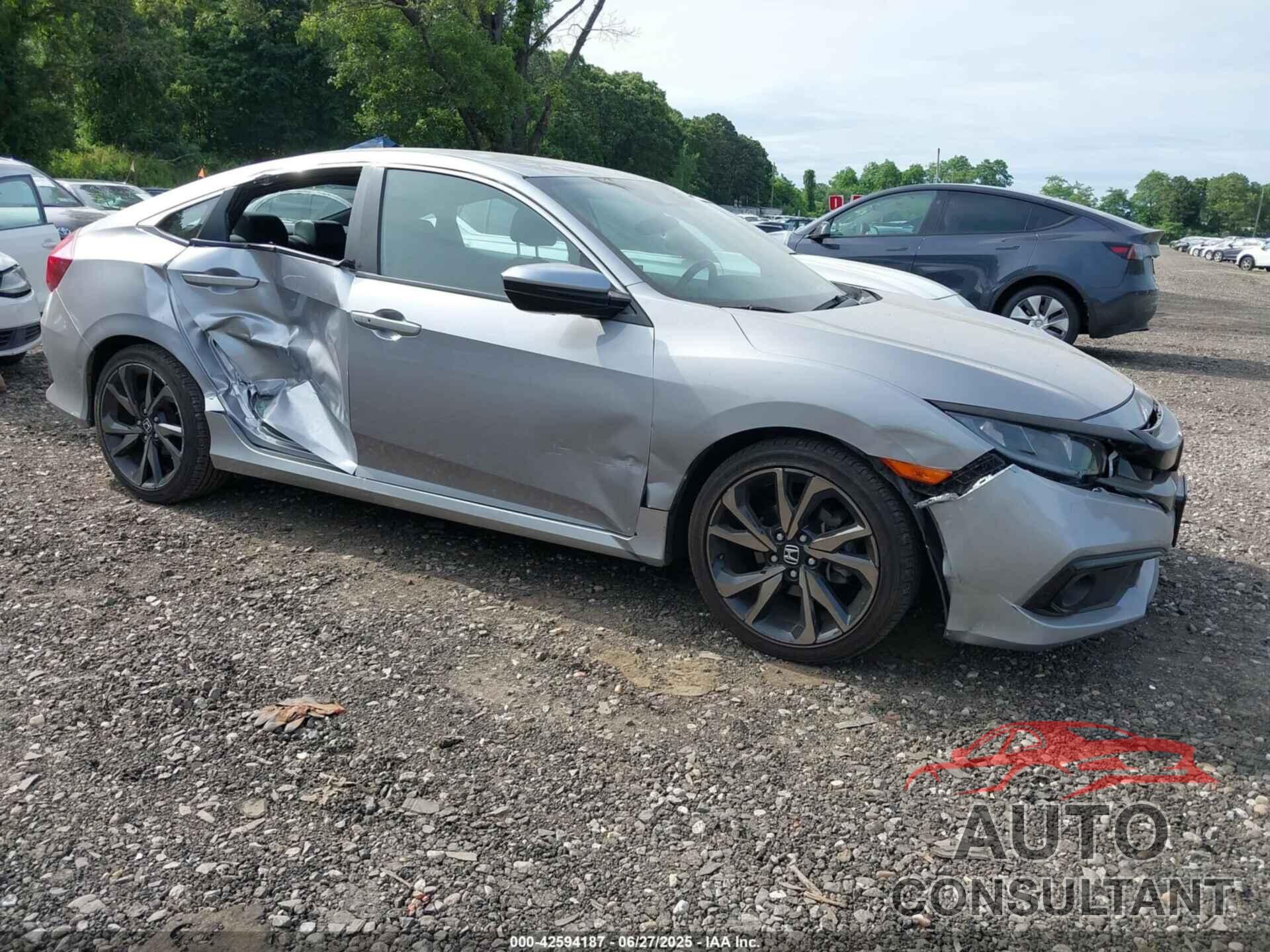 HONDA CIVIC 2019 - 2HGFC2F80KH507166