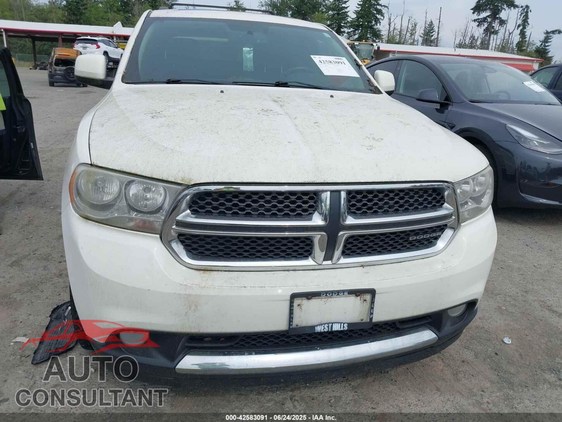 DODGE DURANGO 2011 - 1D4RE2GG0BC712245