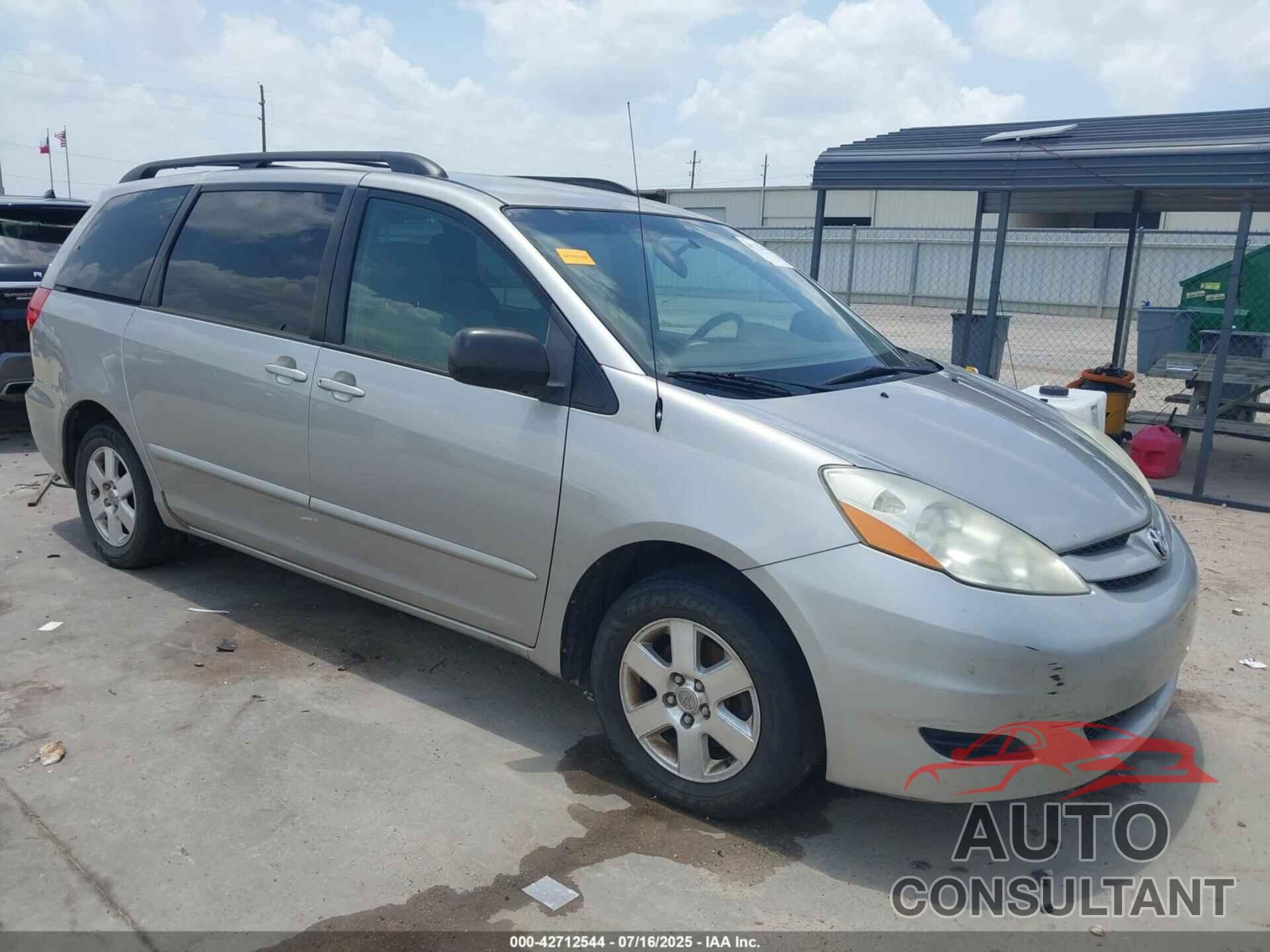 TOYOTA SIENNA 2009 - 5TDZK23C89S254181