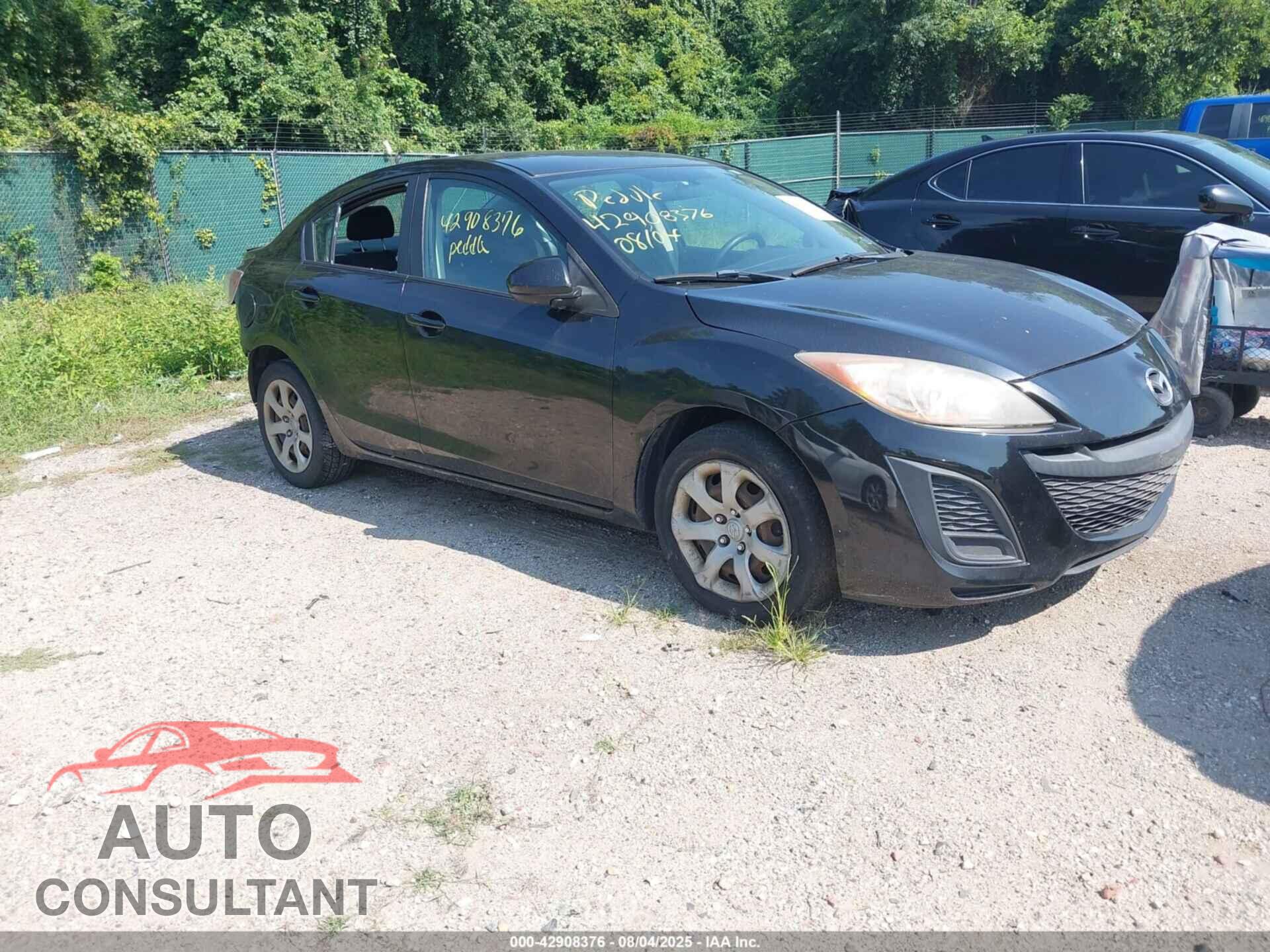 MAZDA MAZDA3 2011 - JM1BL1UG9B1420799