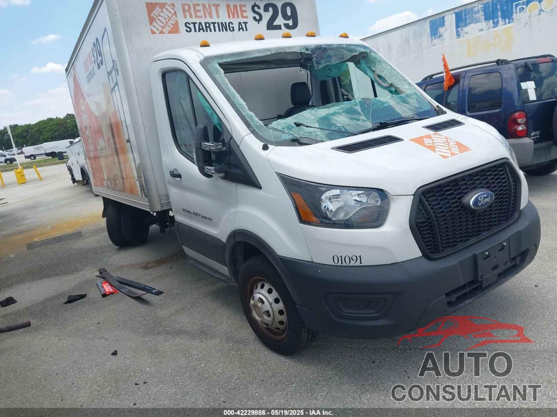 FORD TRANSIT-350 CAB 2021 - 1FDBF6Z87MKA43002