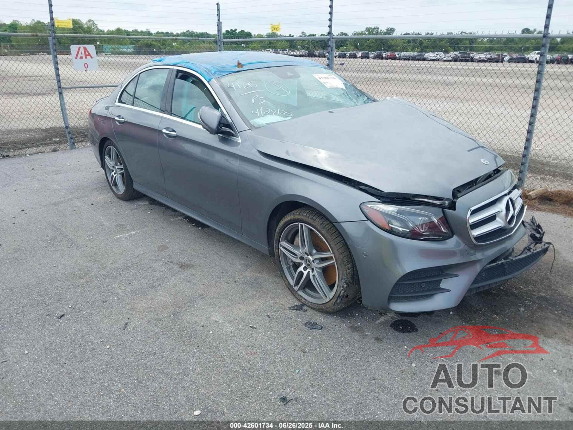 MERCEDES-BENZ E-CLASS 2019 - WDDZF4JB2KA605928