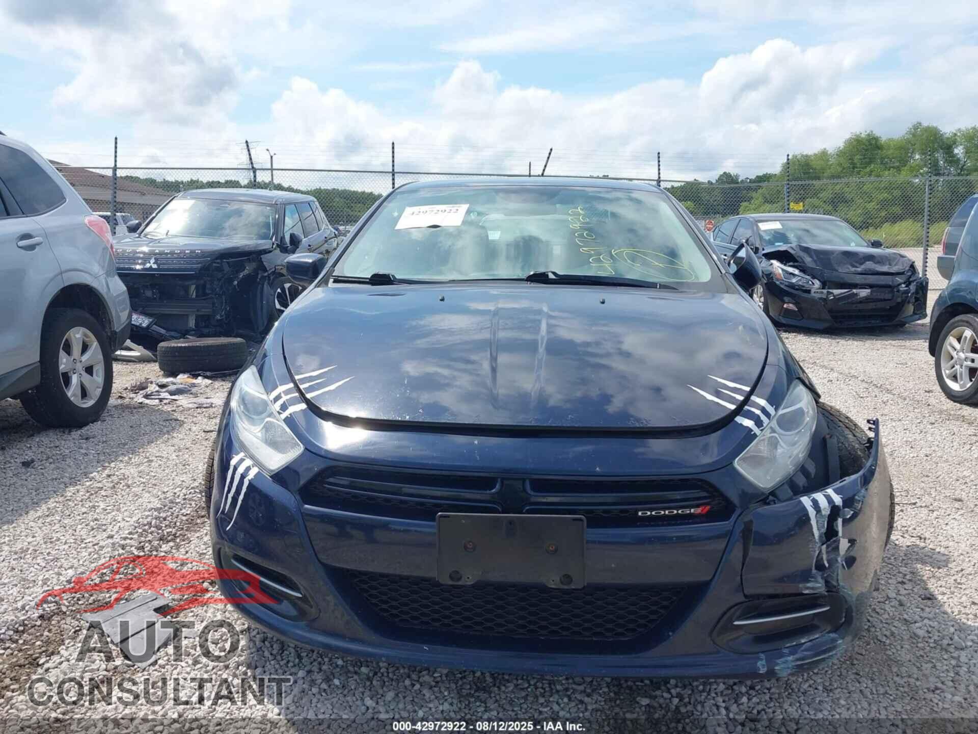 DODGE DART 2013 - 1C3CDFBA0DD267412