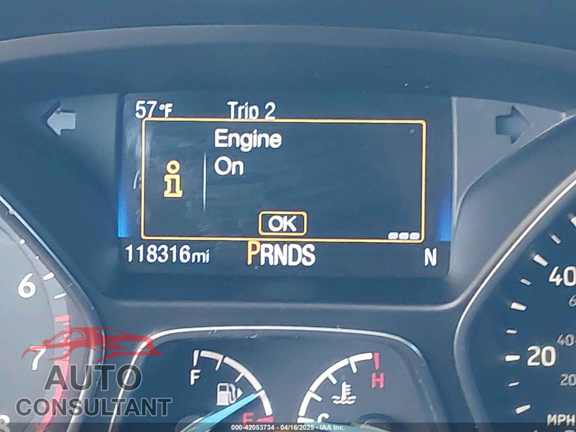 FORD FOCUS 2017 - 1FADP3M2XHL206405