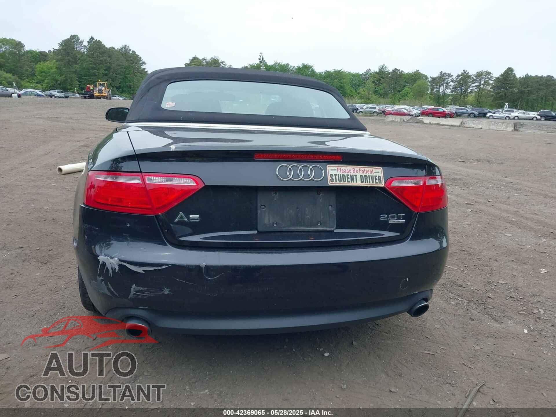 AUDI A5 2012 - WAUCFAFH2CN009091