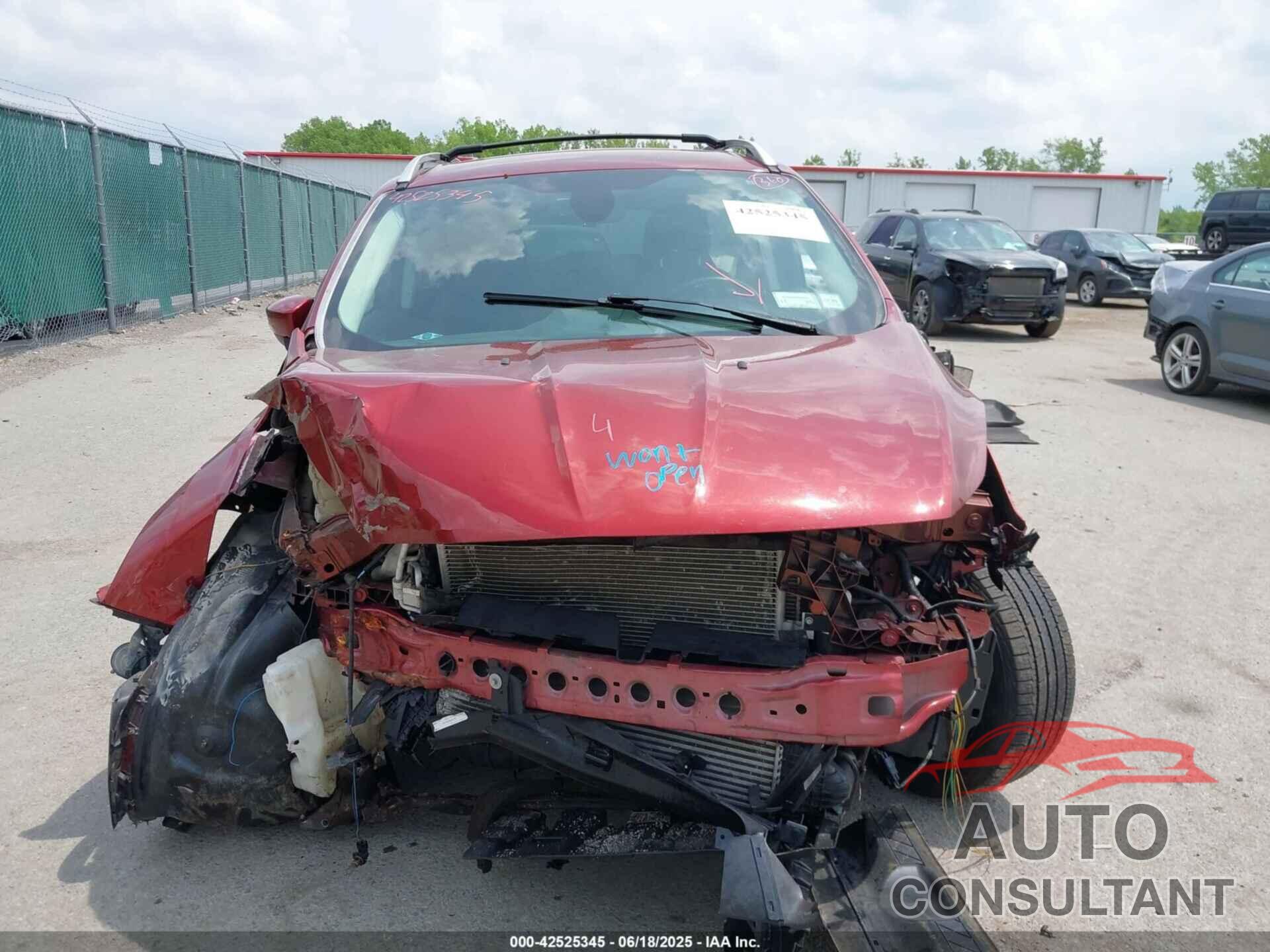 FORD ESCAPE 2014 - 1FMCU9J93EUB41966