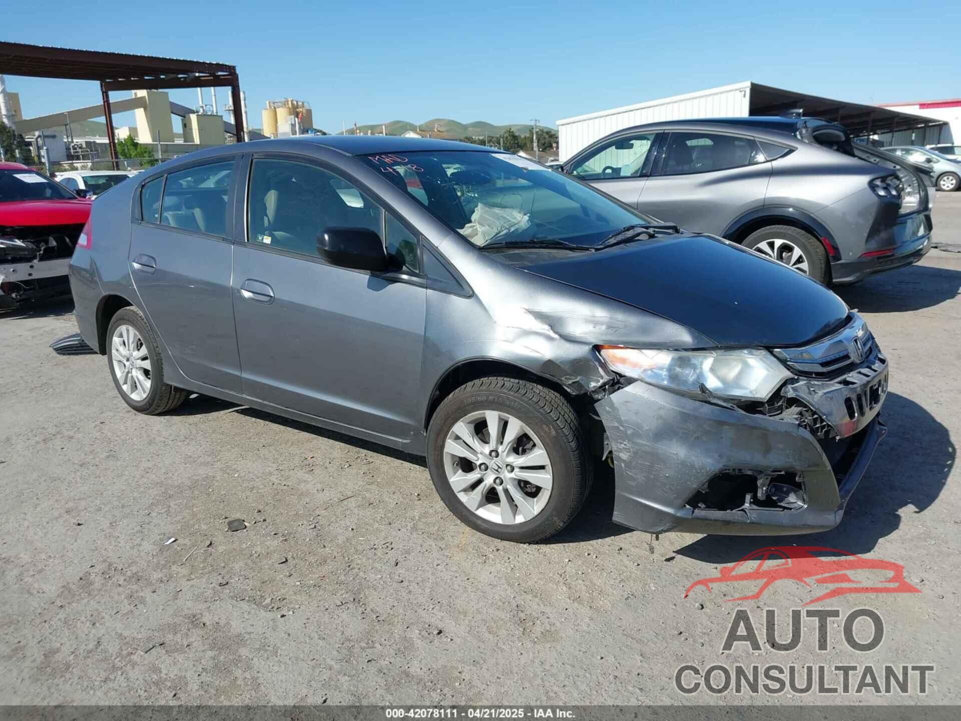 HONDA INSIGHT 2013 - JHMZE2H75DS006066