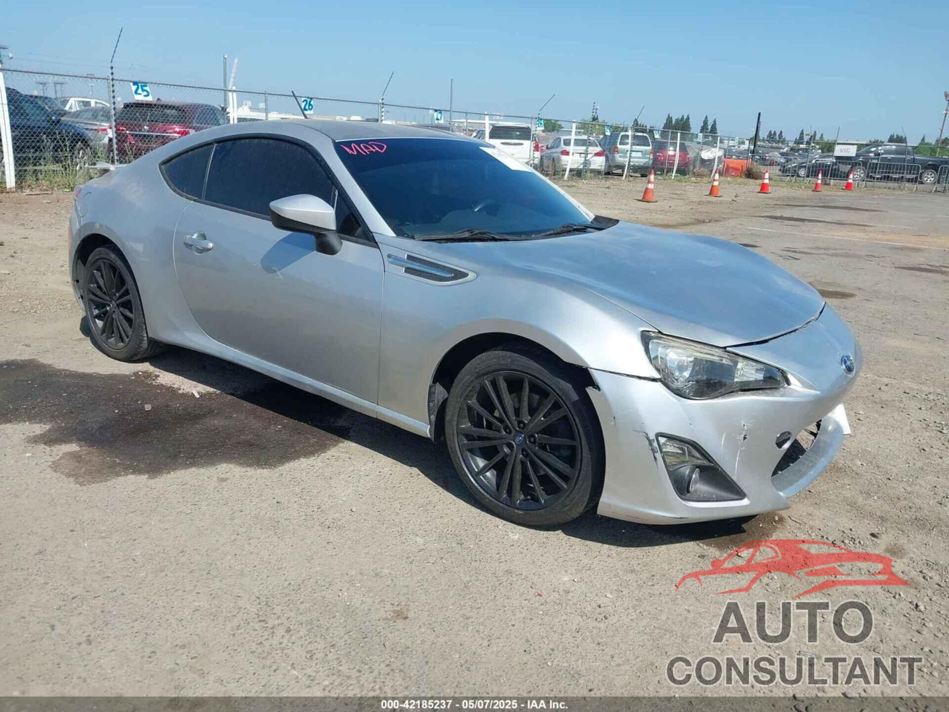 SUBARU BRZ 2013 - JF1ZCAC11D1612724