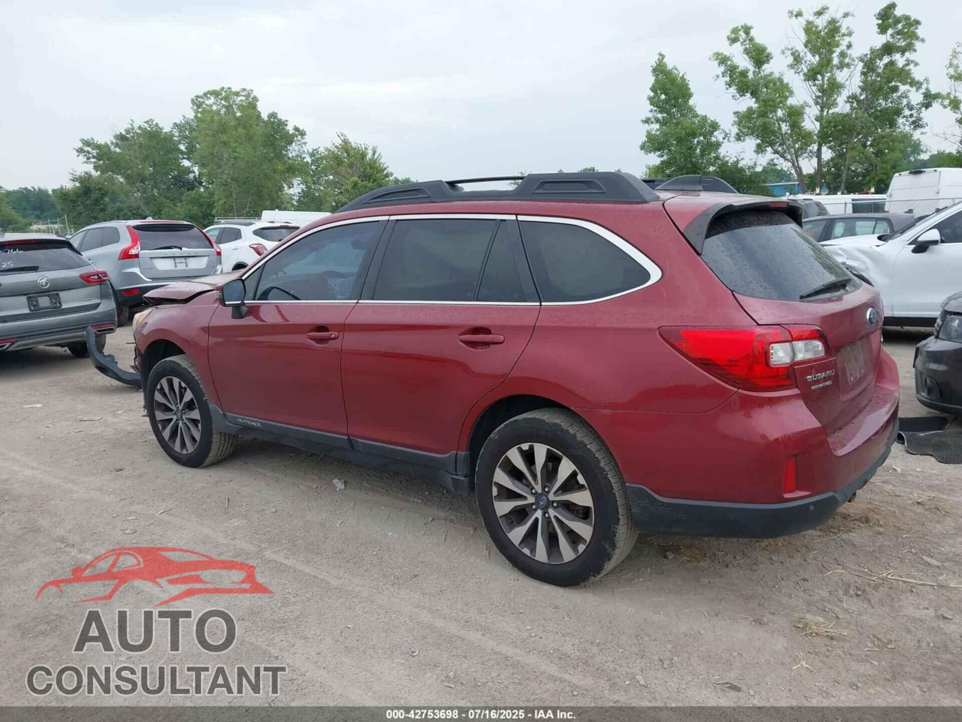 SUBARU OUTBACK 2017 - 4S4BSANCXH3223163