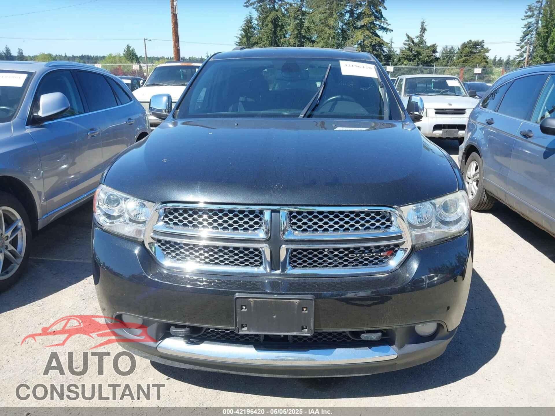 DODGE DURANGO 2012 - 1C4SDJET7CC286082