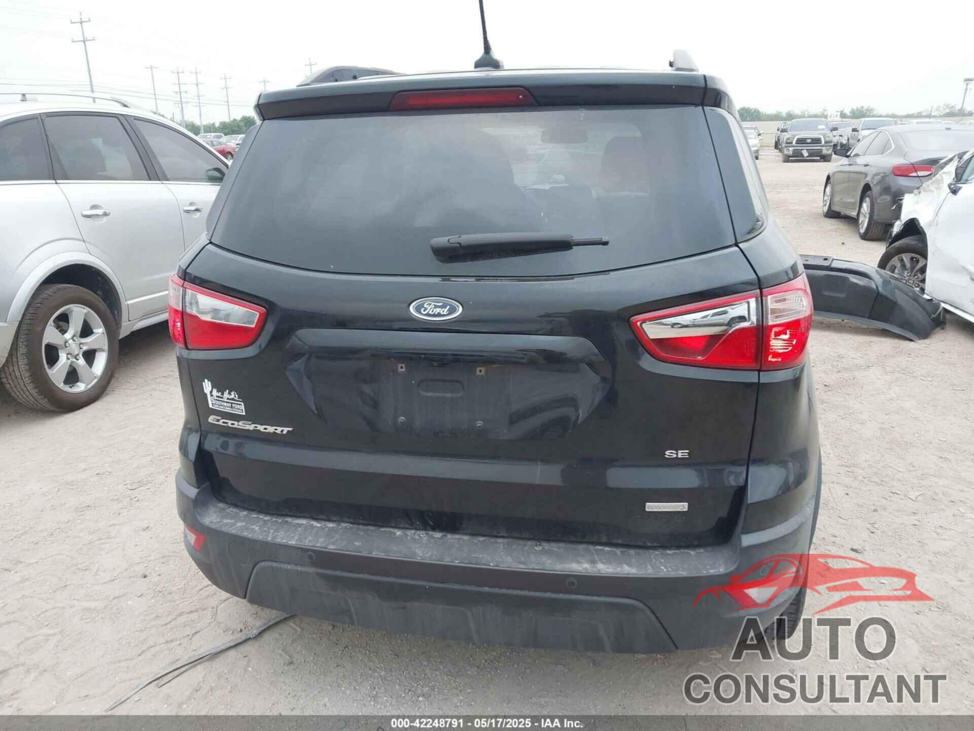 FORD ECOSPORT 2018 - MAJ3P1TE7JC161215