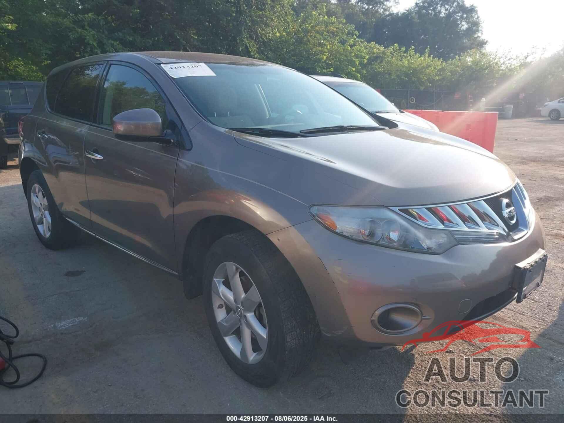NISSAN MURANO 2010 - JN8AZ1MW5AW120894
