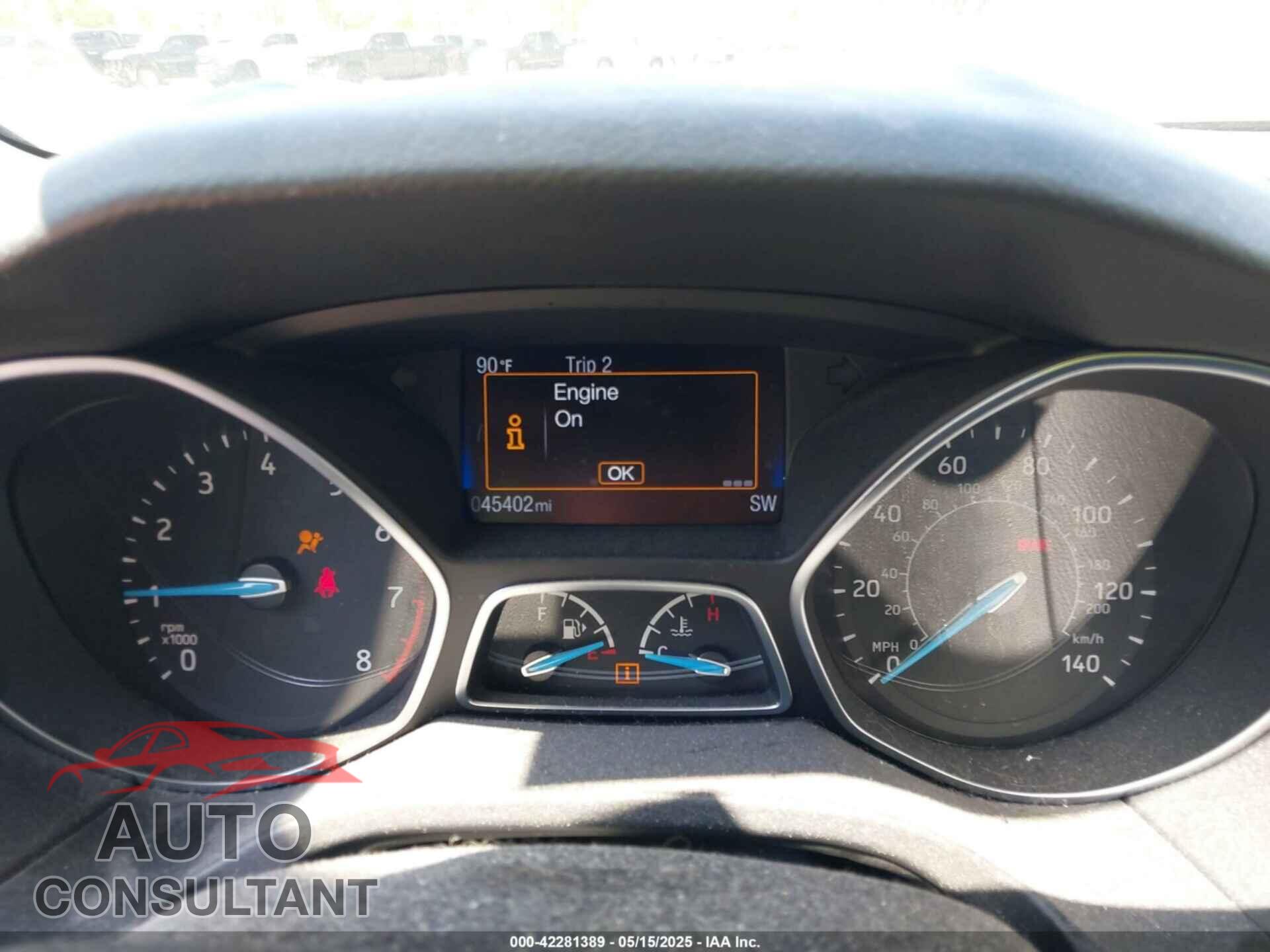 FORD FOCUS 2017 - 1FADP3FE2HL244170